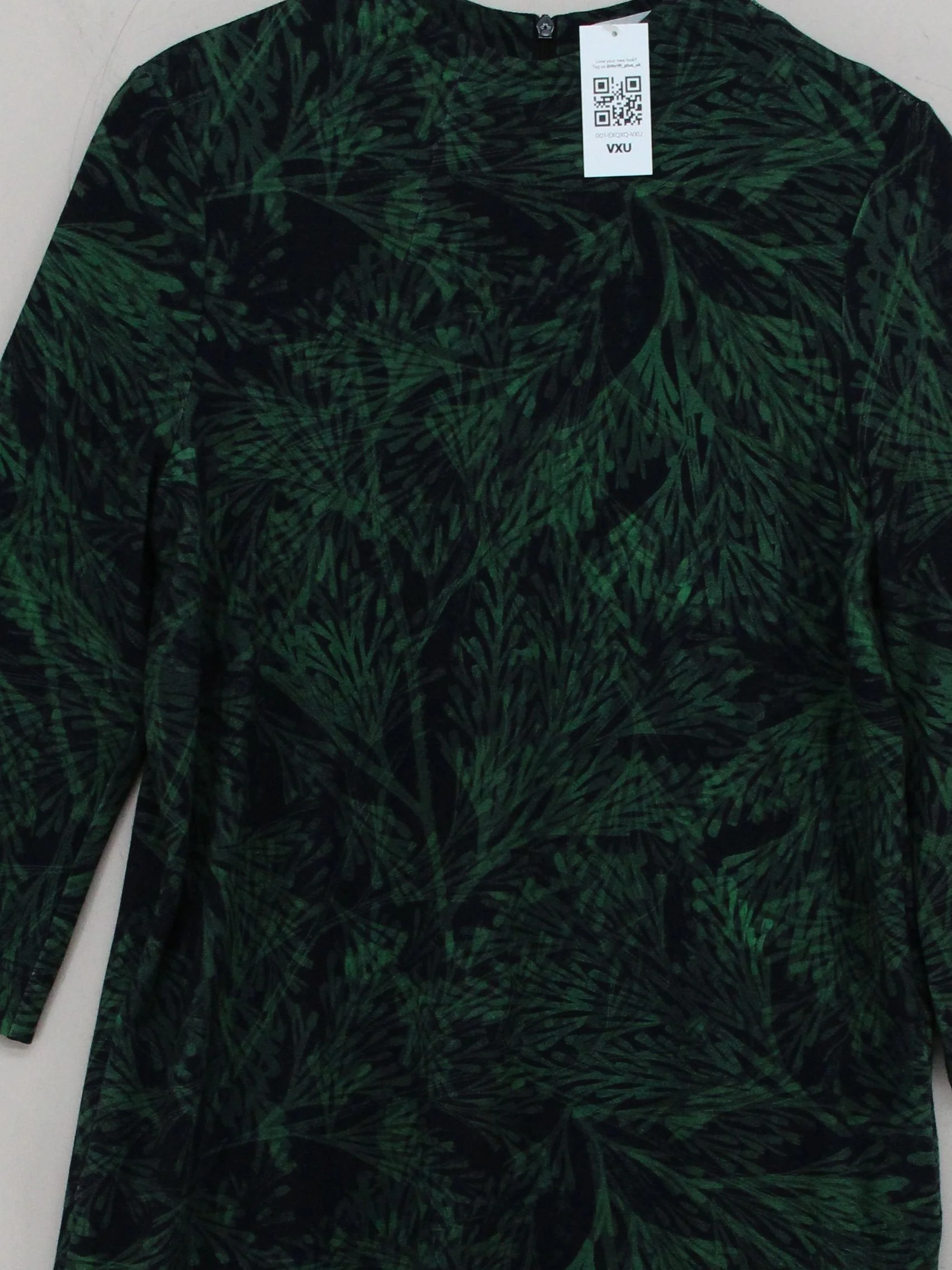Jigsaw A-Line Mini Dress S in Green - Image 3