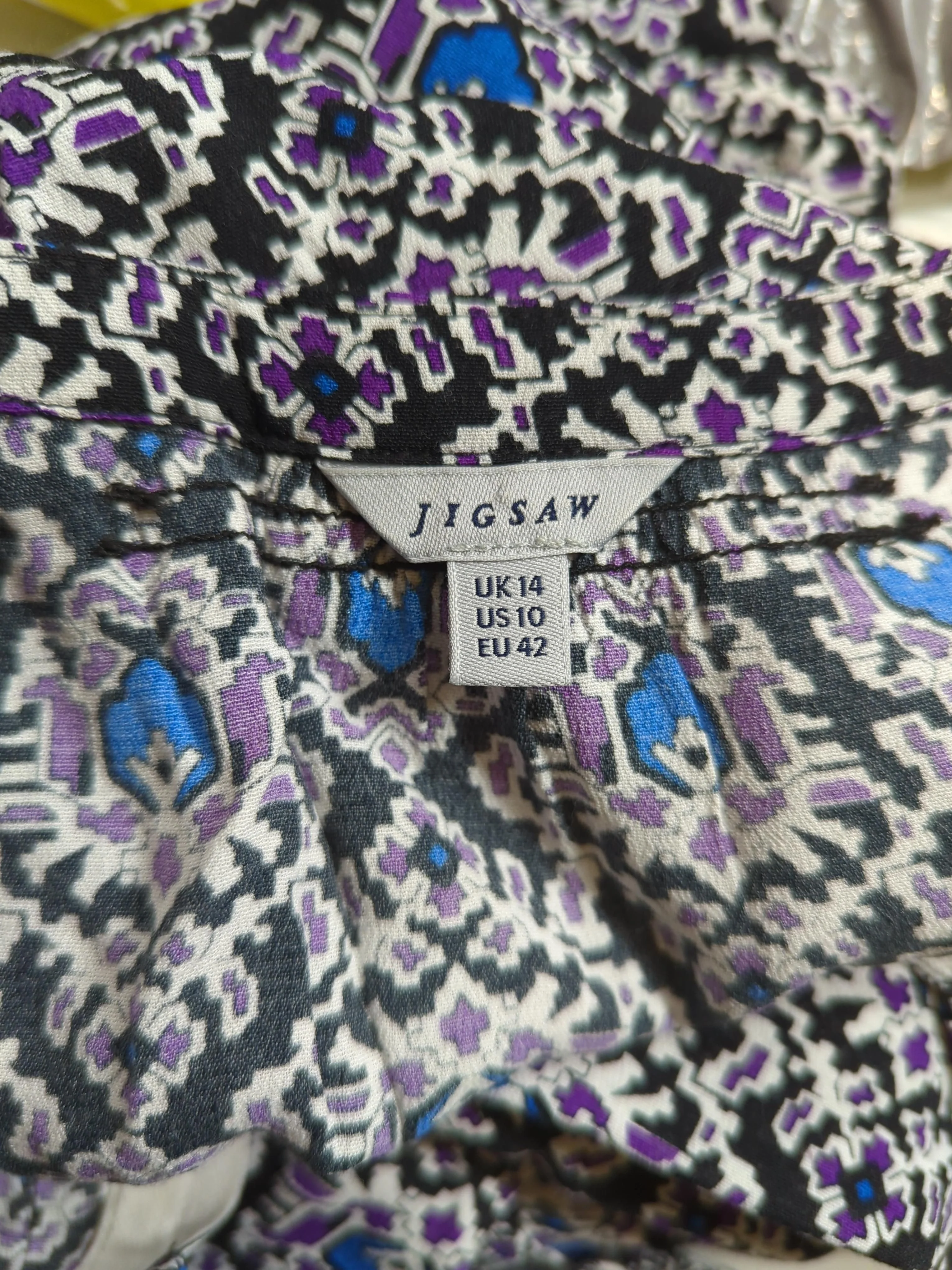 Jigsaw Mini Dress UK14 in Multi - Image 5