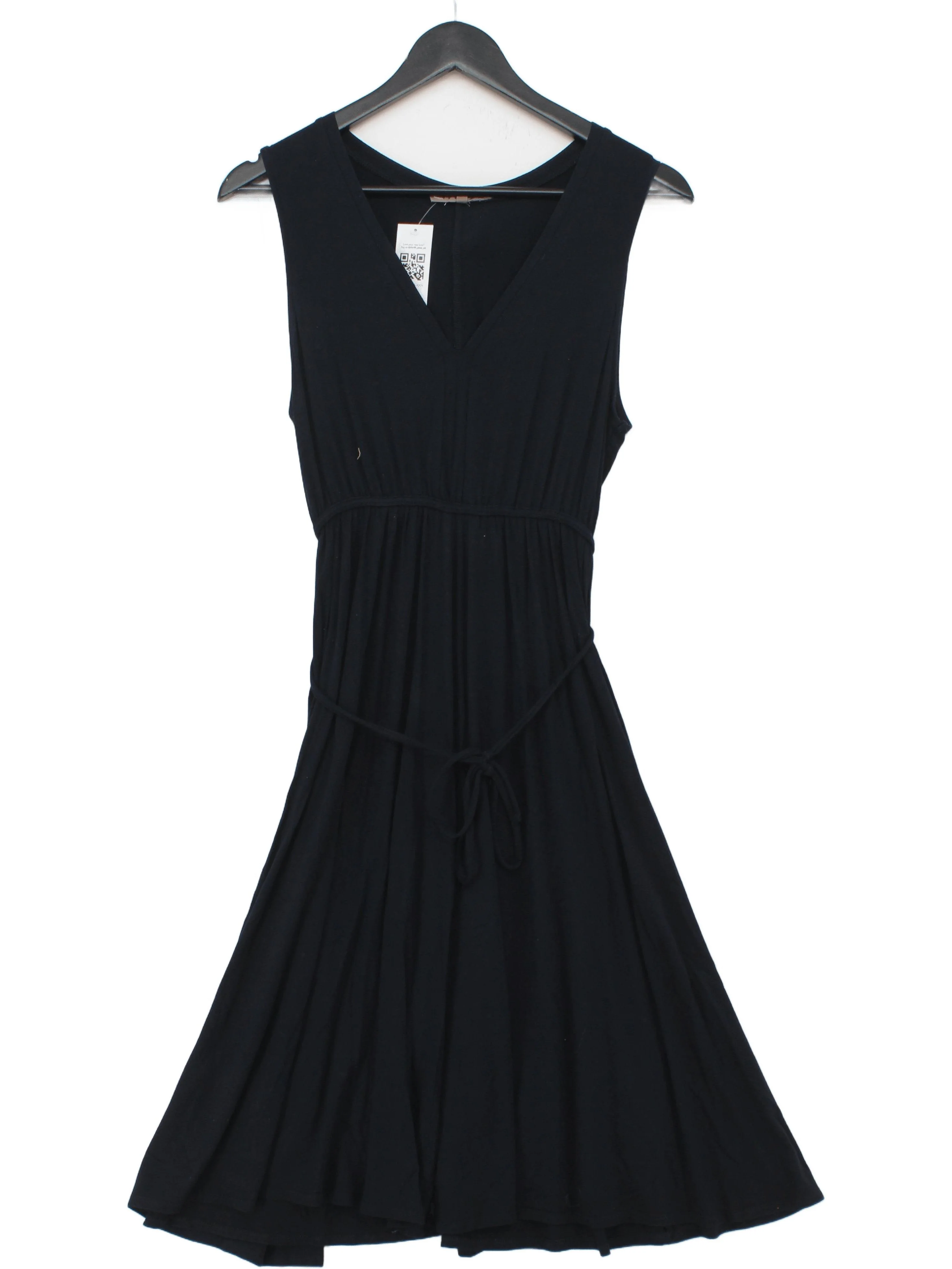 Jigsaw Skater Midi Dress L in Black