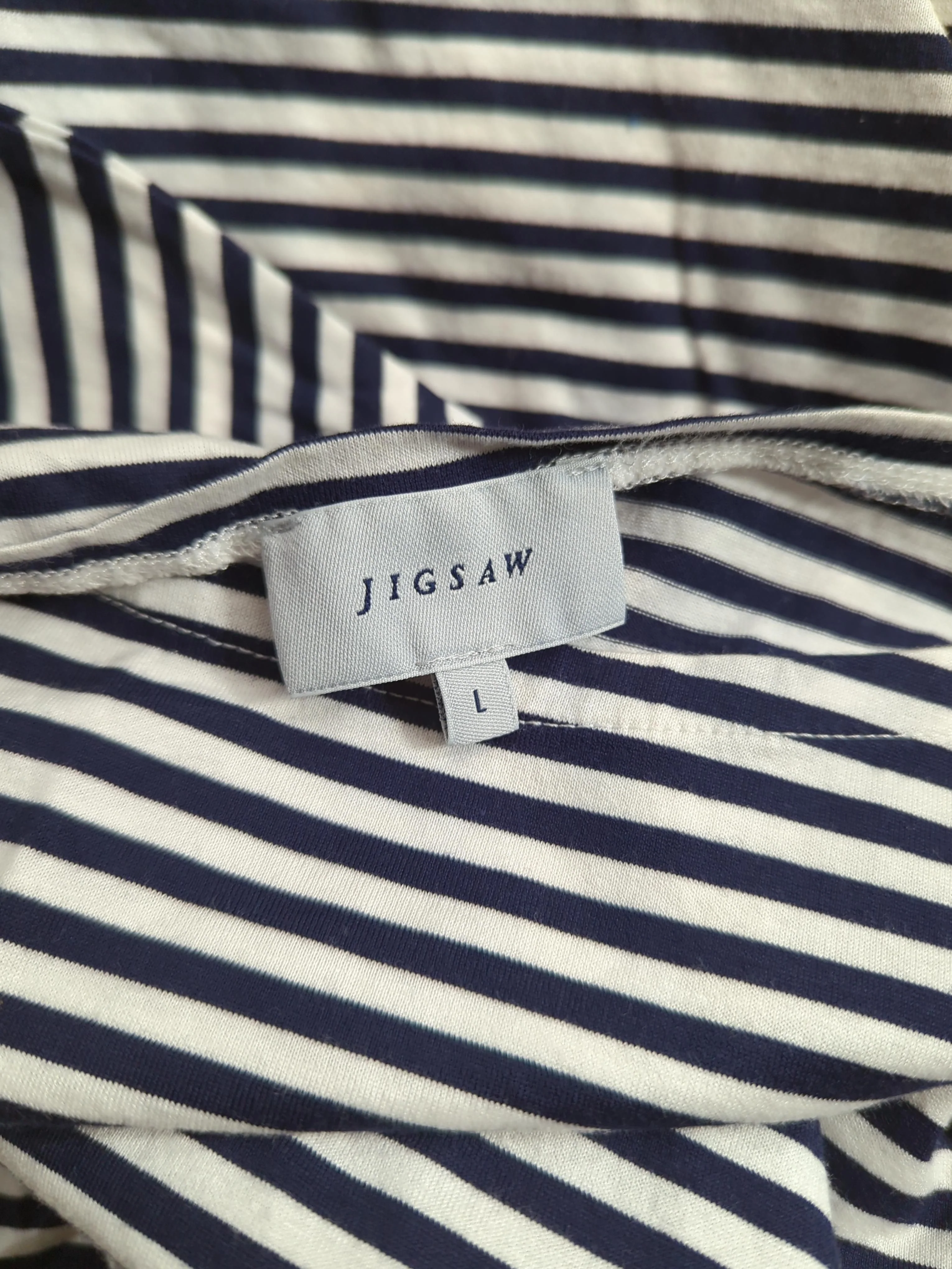 Jigsaw T-Shirt Midi Dress L in Multi - Image 5