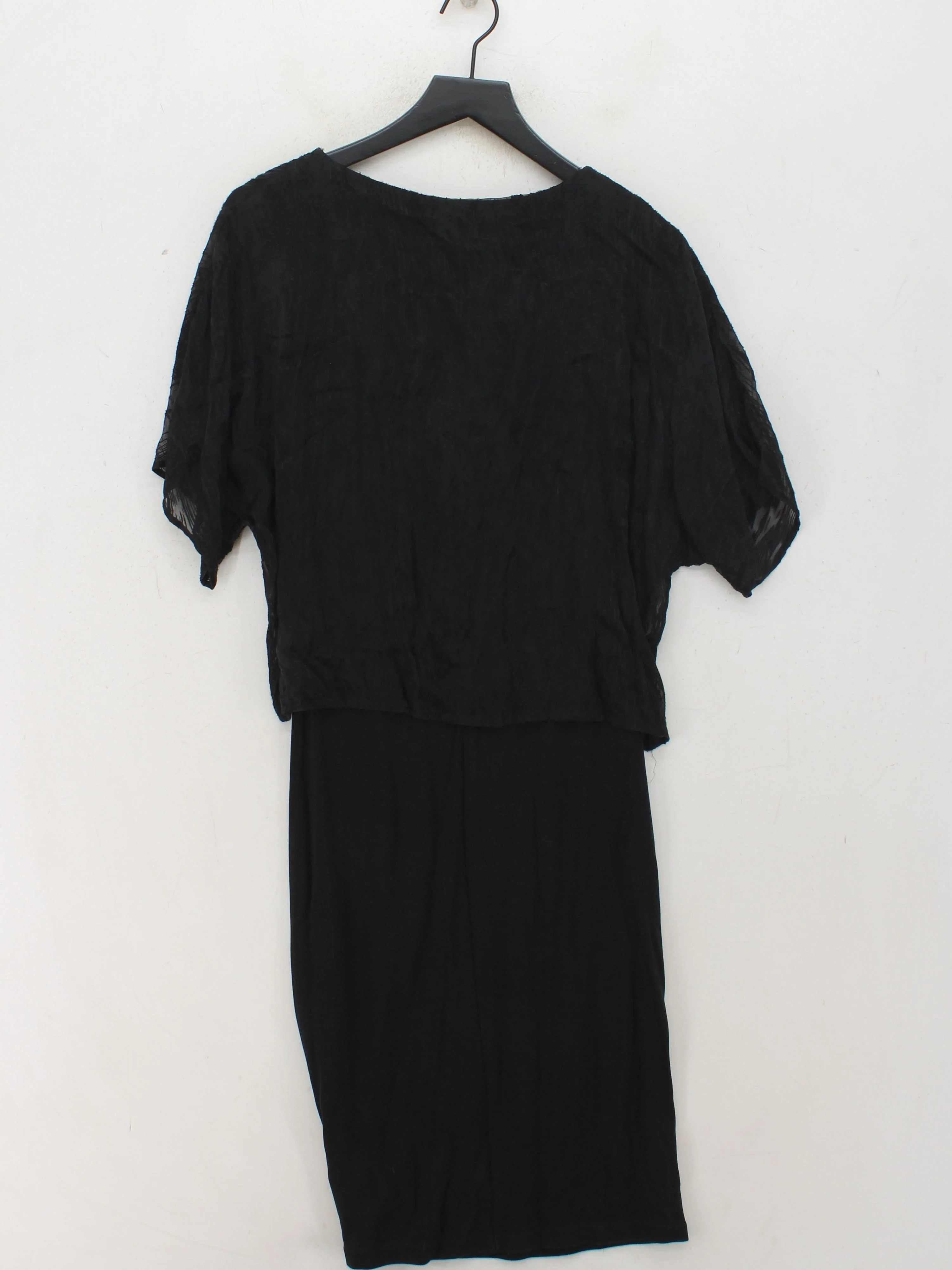 Jigsaw T-Shirt Mini Dress M in Black - Image 2