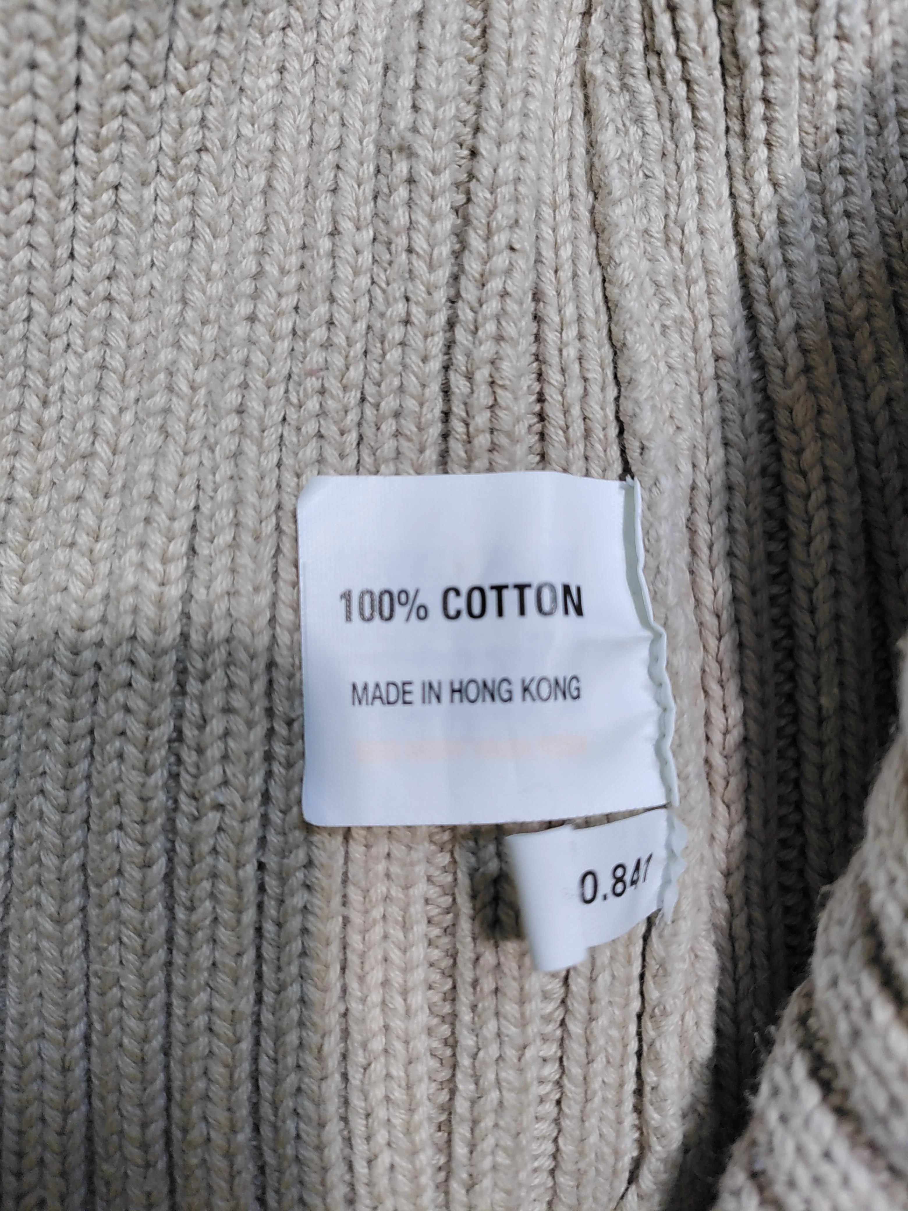 Jigsaw Women's Jumper UK 6 Tan 100% Cotton Roll Neck Pullover - Image 6