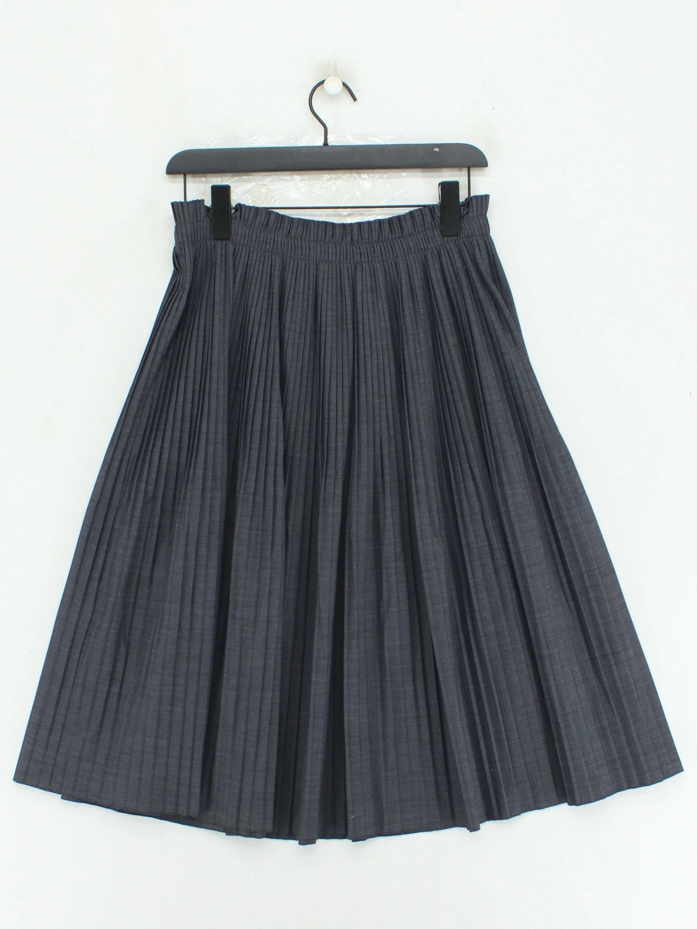 Jigsaw Women's Midi Skirt UK 10 Grey Polyester with Viscose, Elastane Pleated - Image 2