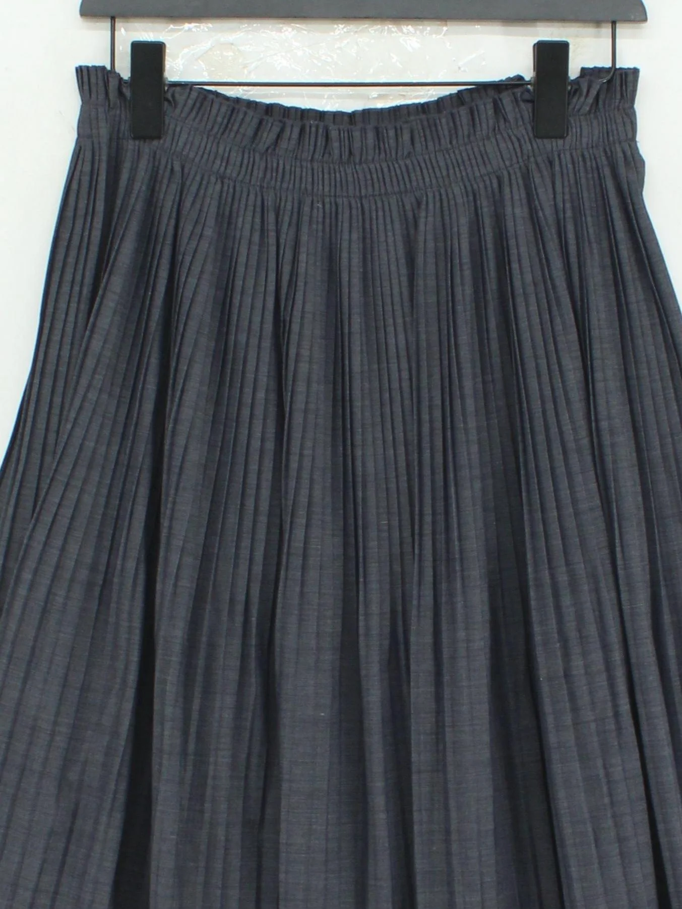 Jigsaw Women's Midi Skirt UK 10 Grey Polyester with Viscose, Elastane Pleated - Image 3