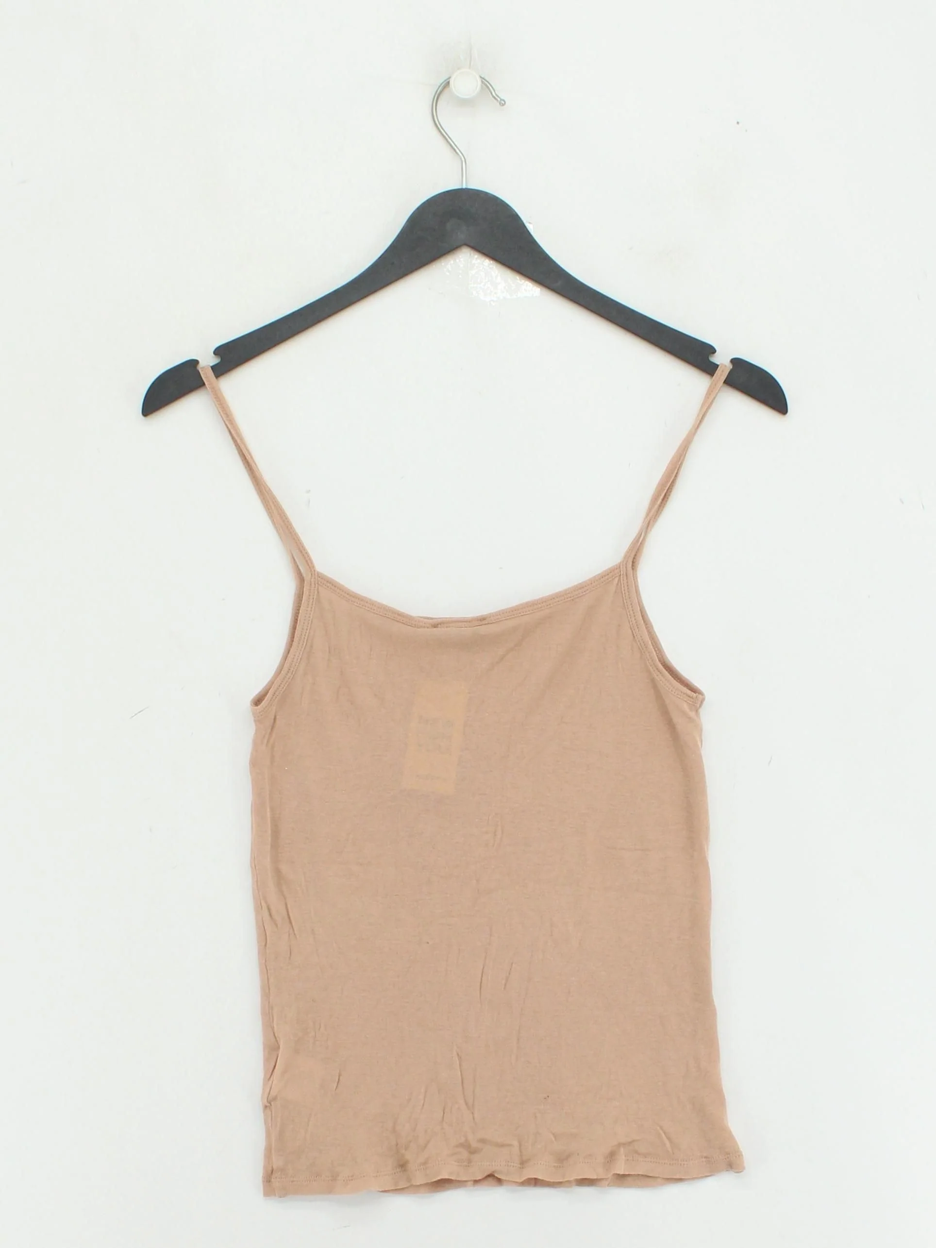 Jigsaw Women's T-Shirt M Tan 100% Cotton Sleeveless Round Neck Camisole - Image 2