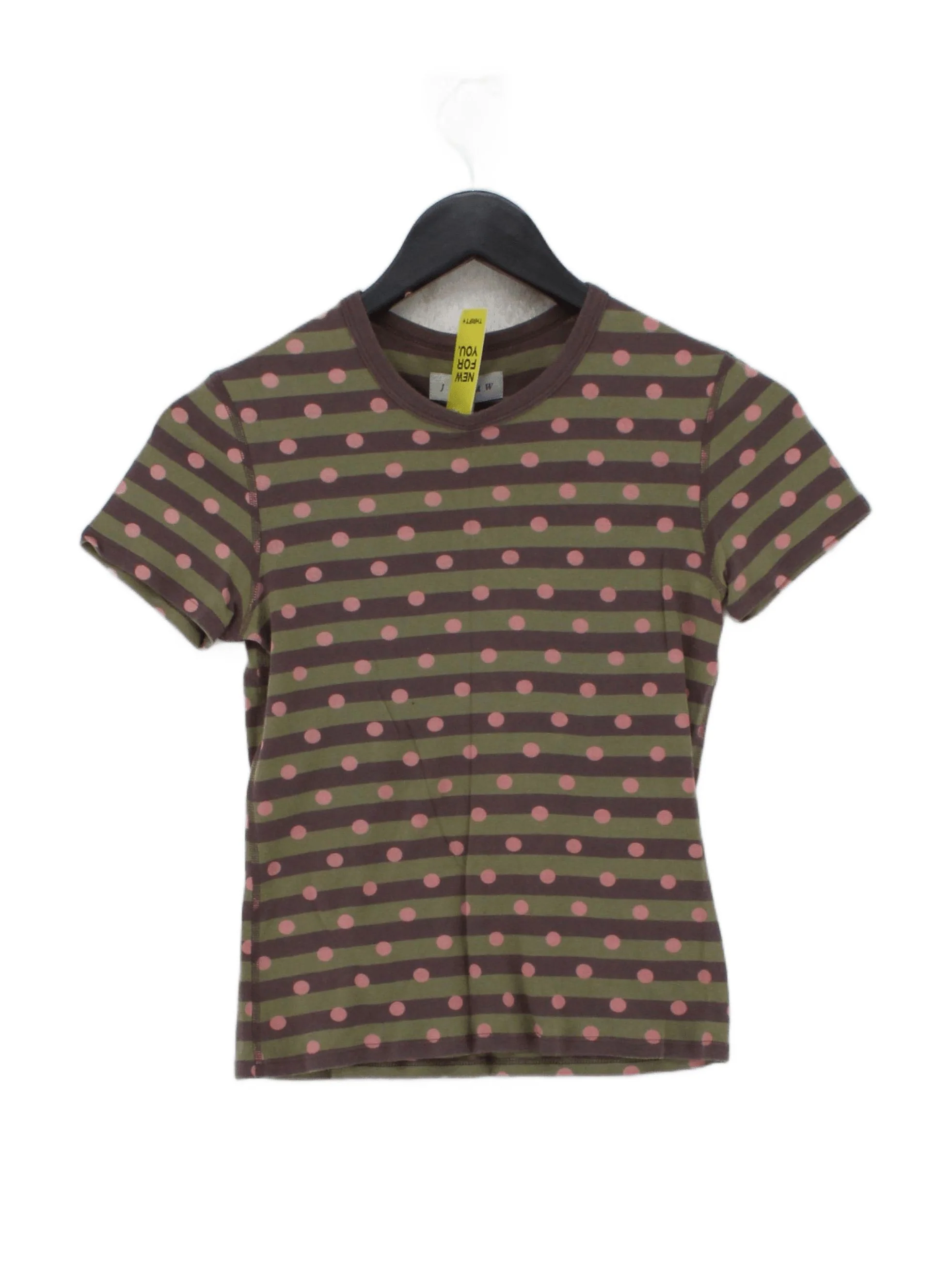 Jigsaw Women's T-Shirt S Multi 100% Cotton Short Sleeve Round Neck Basic