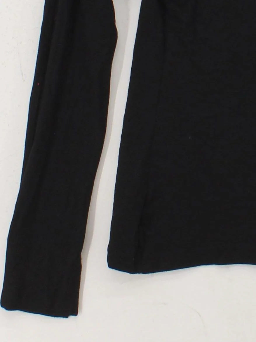 Jigsaw Women's Top S Black Viscose with Elastane Long Sleeve Mock Neck Jersey - Image 4