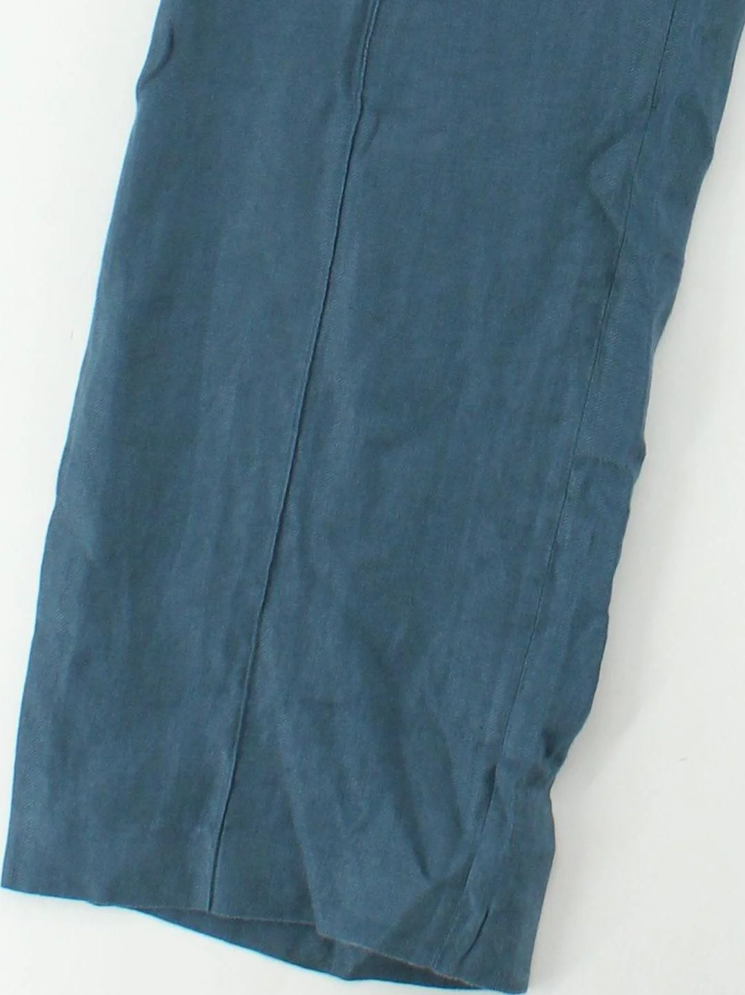 Jigsaw Women's Trousers UK 12 Blue 100% Linen Wide-Leg Cropped - Image 4