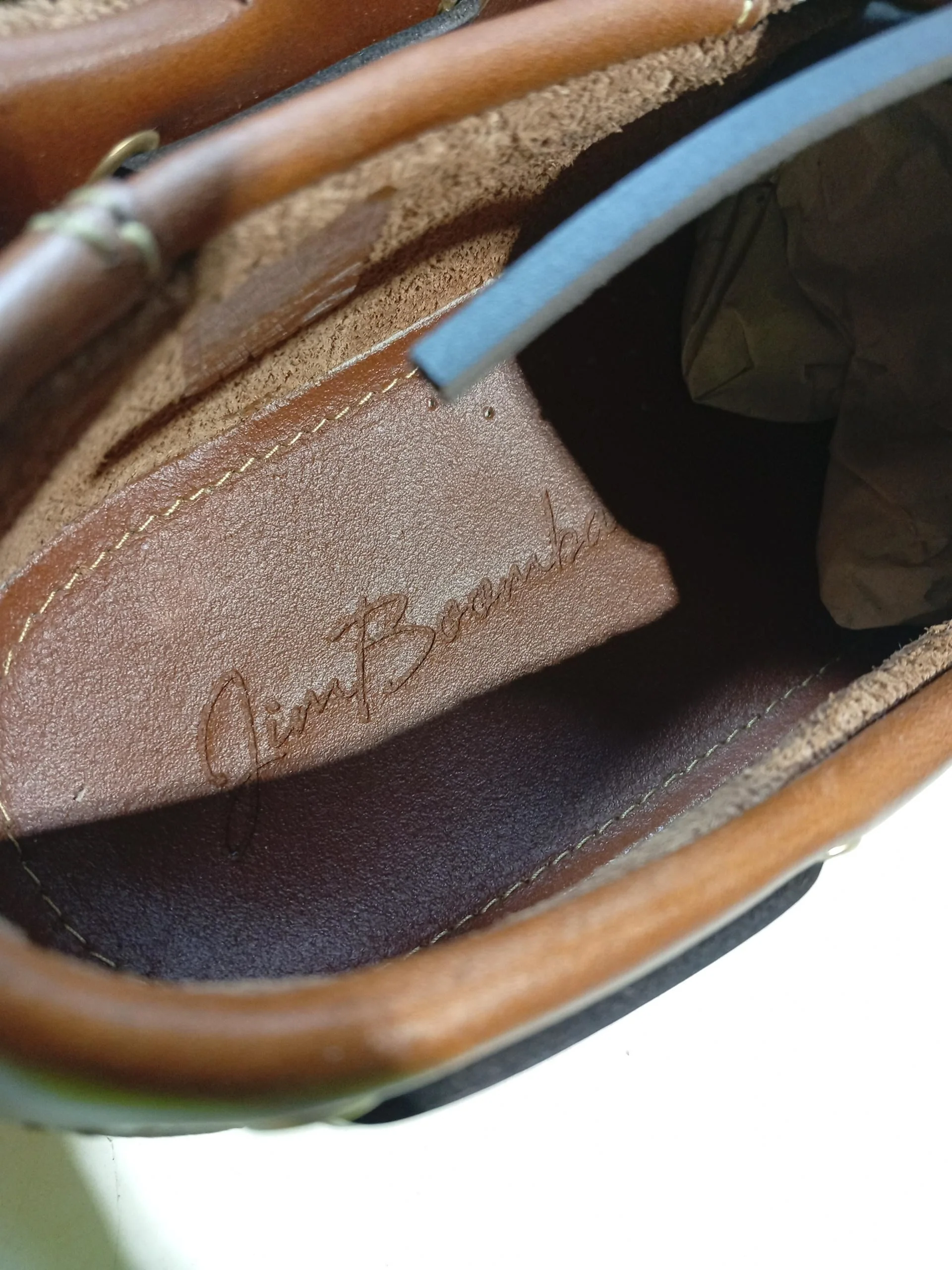 Jim Boomba Men's Shoes UK 9 Brown 100% Leather Boat Shoe - Image 8