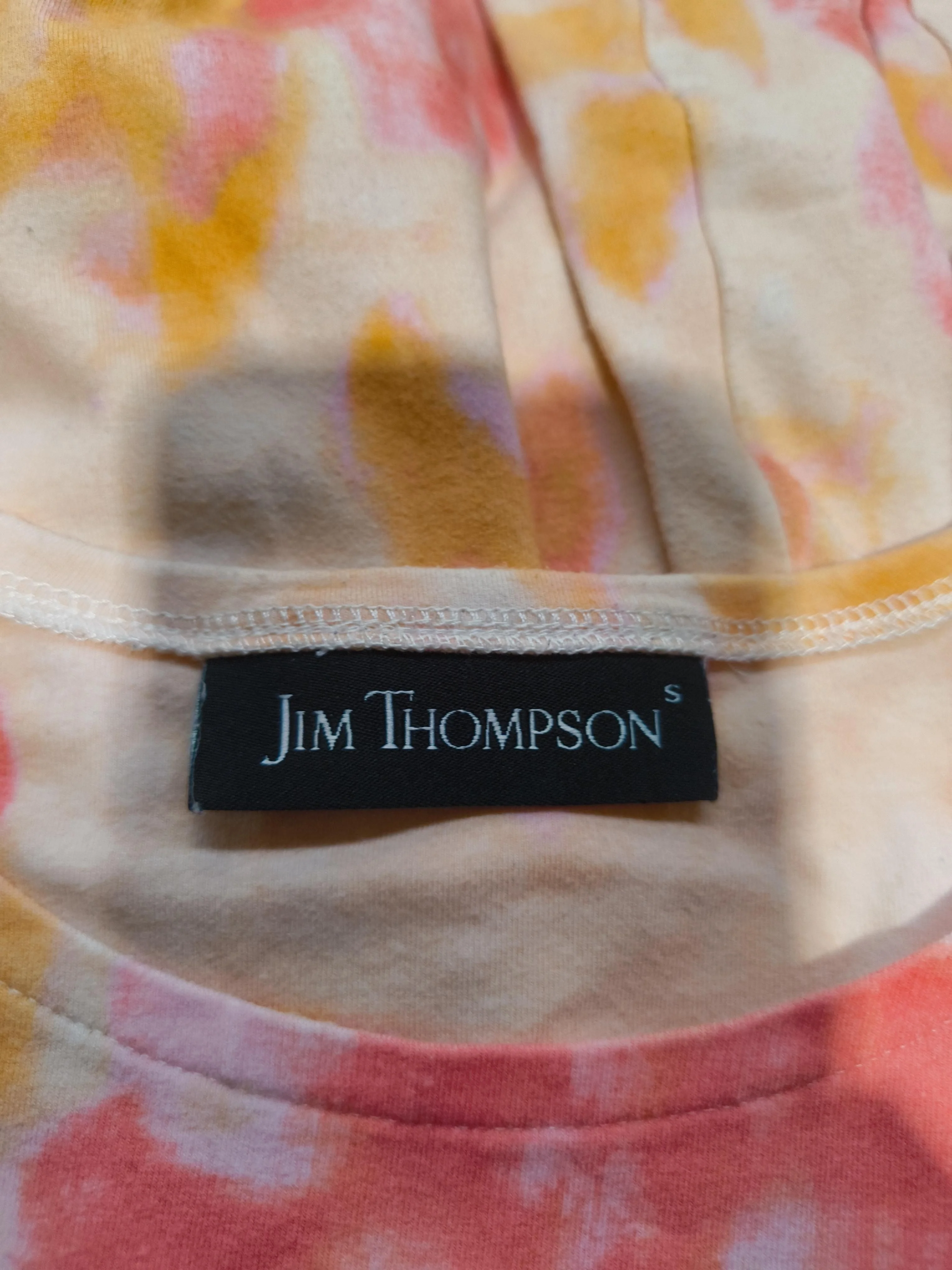 Jim Thompson Women's Top S Pink Cotton with Spandex Basic - Image 6