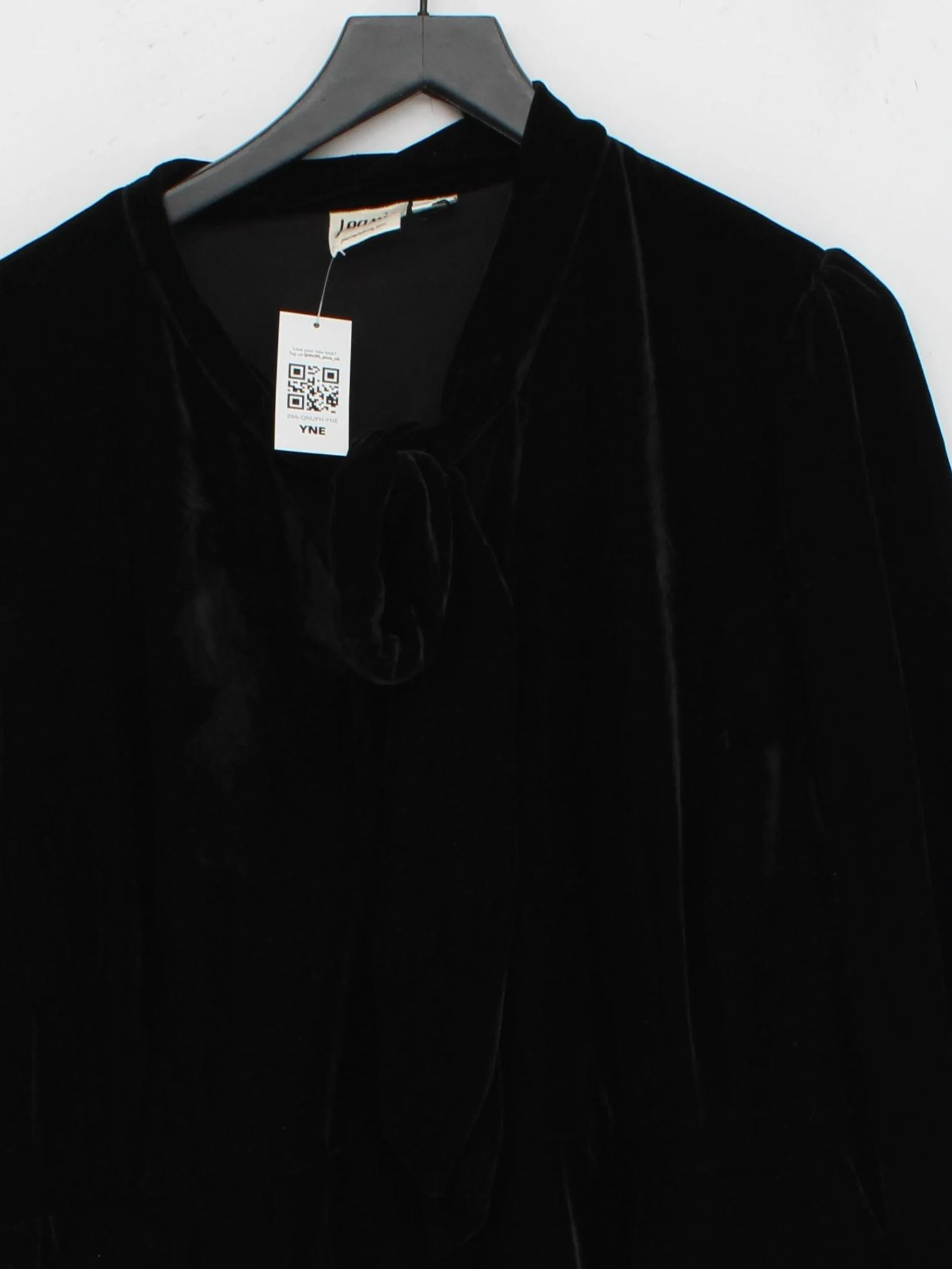 Joanie Shirt Mini Dress UK24 in Black - Image 3