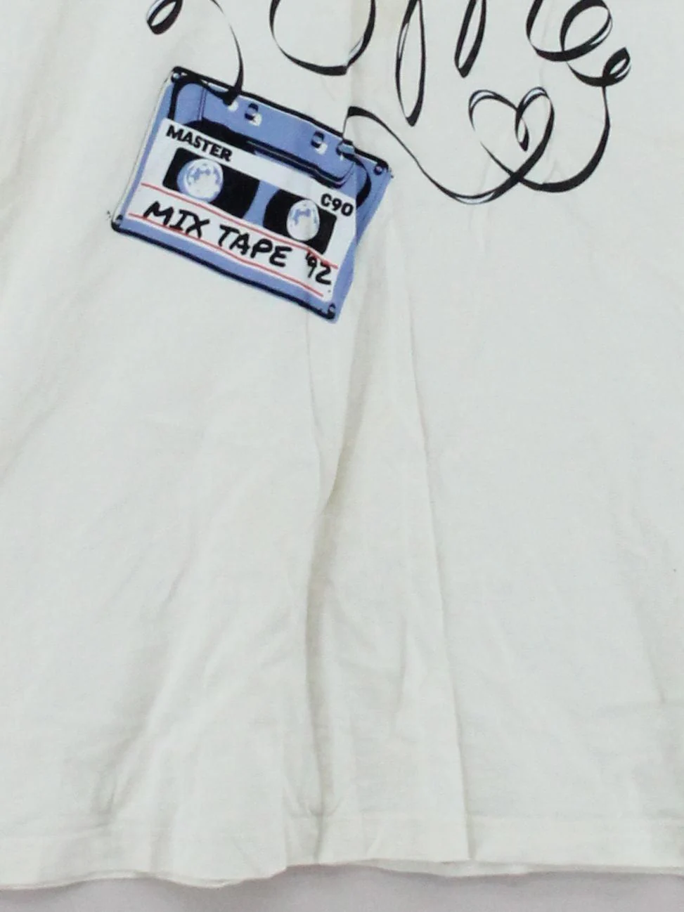 Joanie Women's T-Shirt XL Cream 100% Cotton Basic - Image 4