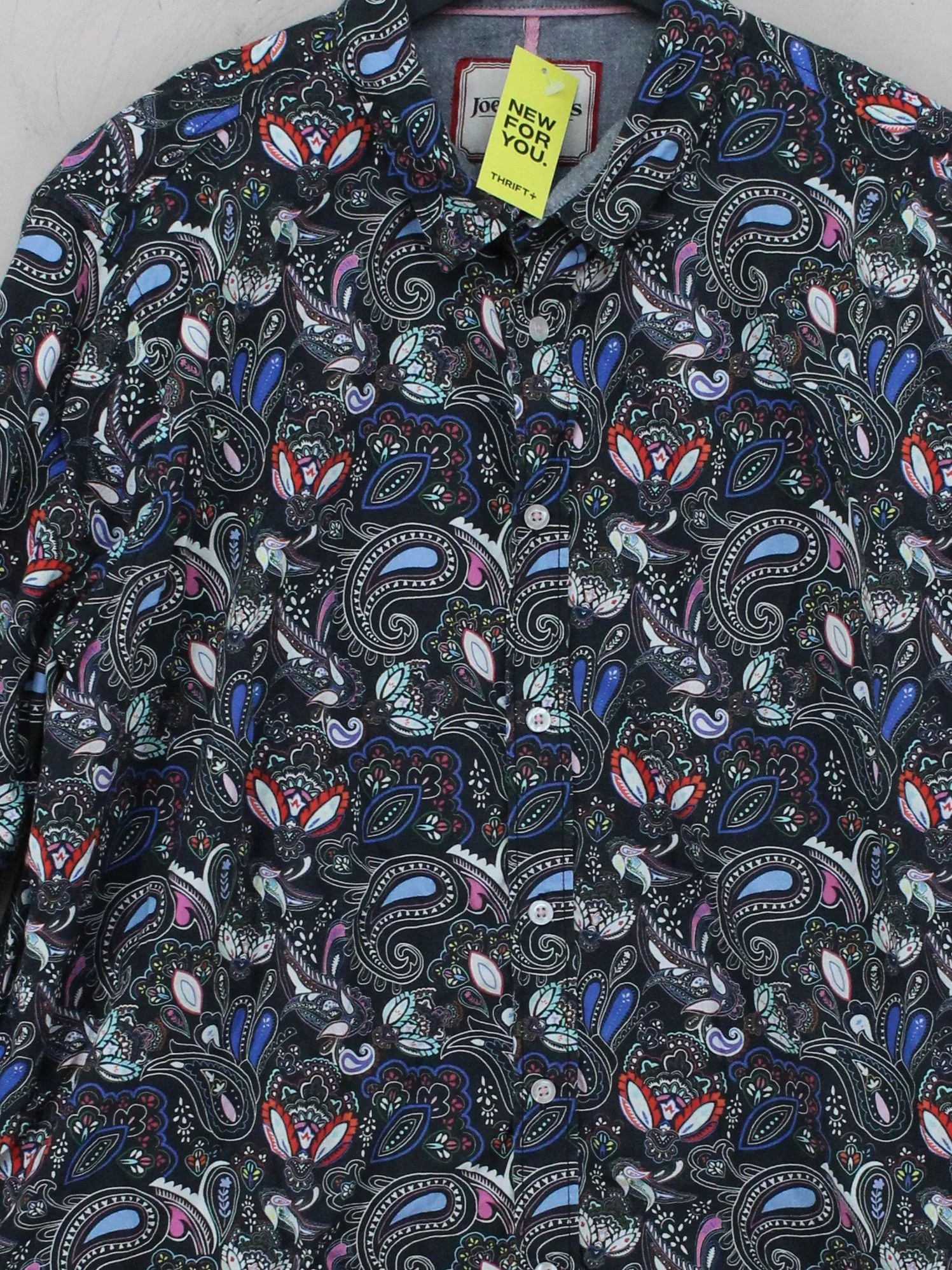Joe Browns Men's Shirt XL Multi Paisley 100% Cotton Basic - Image 3