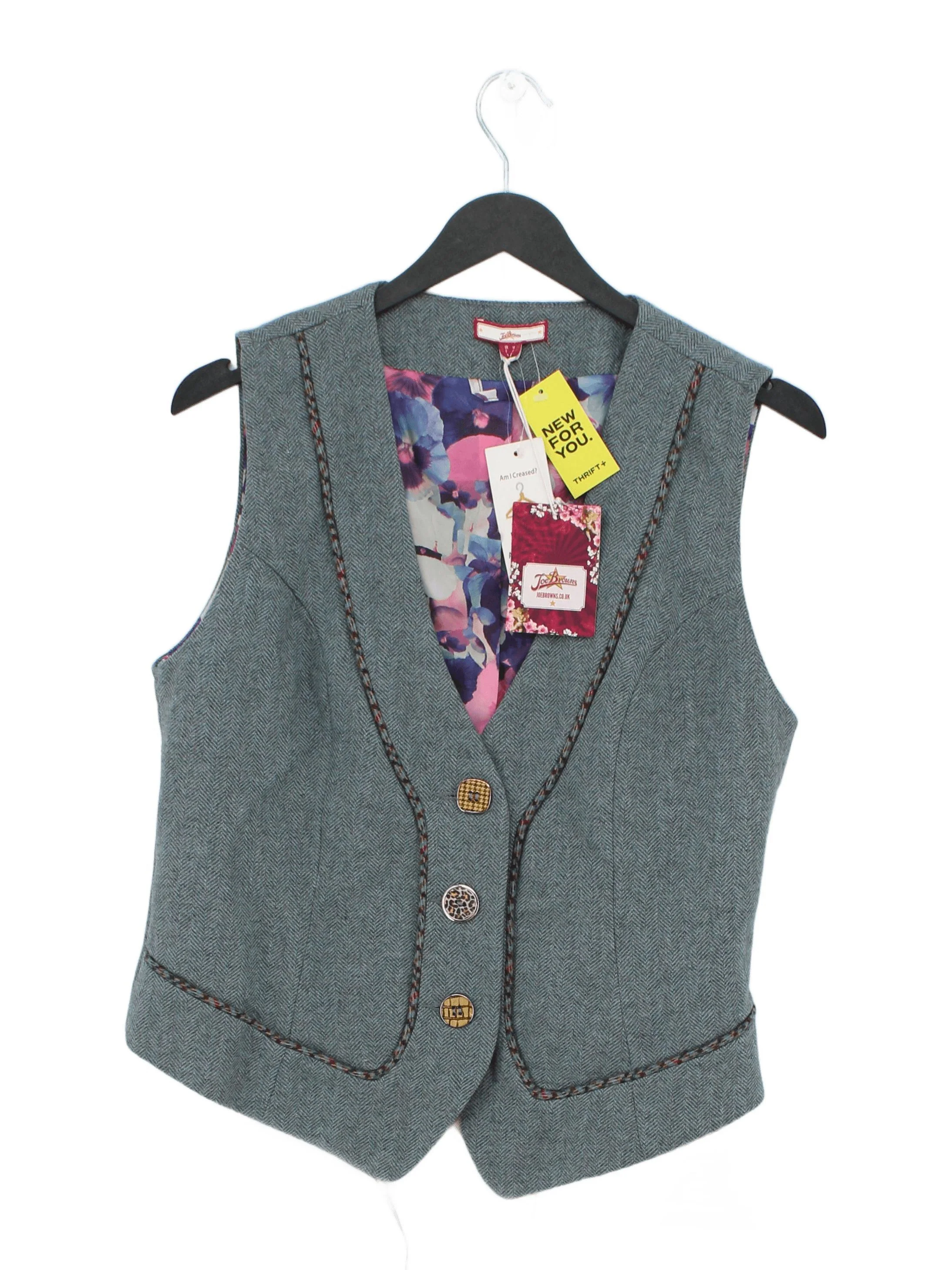 Joe Browns Women's Coat UK 14 Grey Wool New with tags