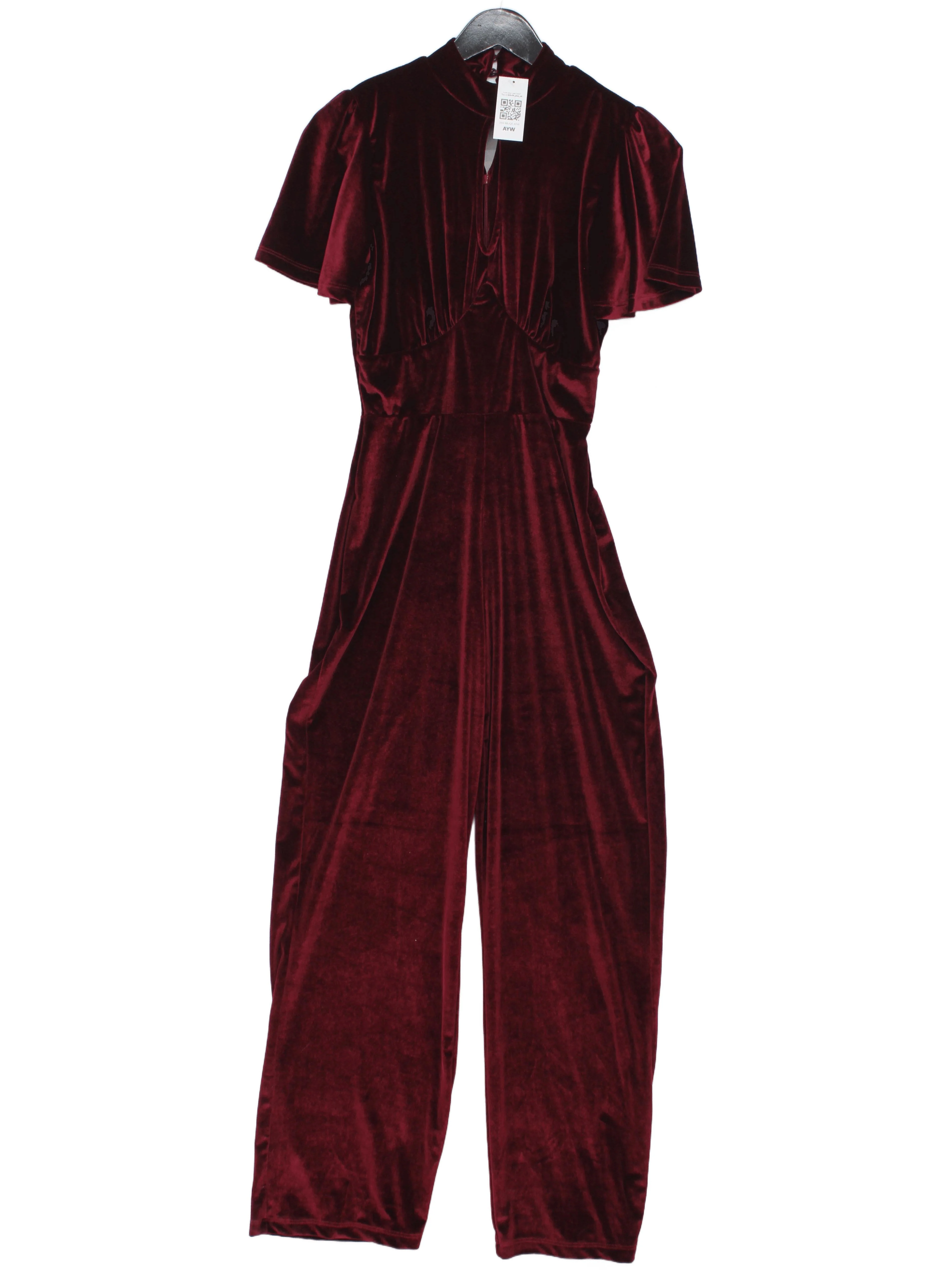 Joe Browns Women's Jumpsuit UK 8 Red 100% Other Wide-Leg Jumpsuit