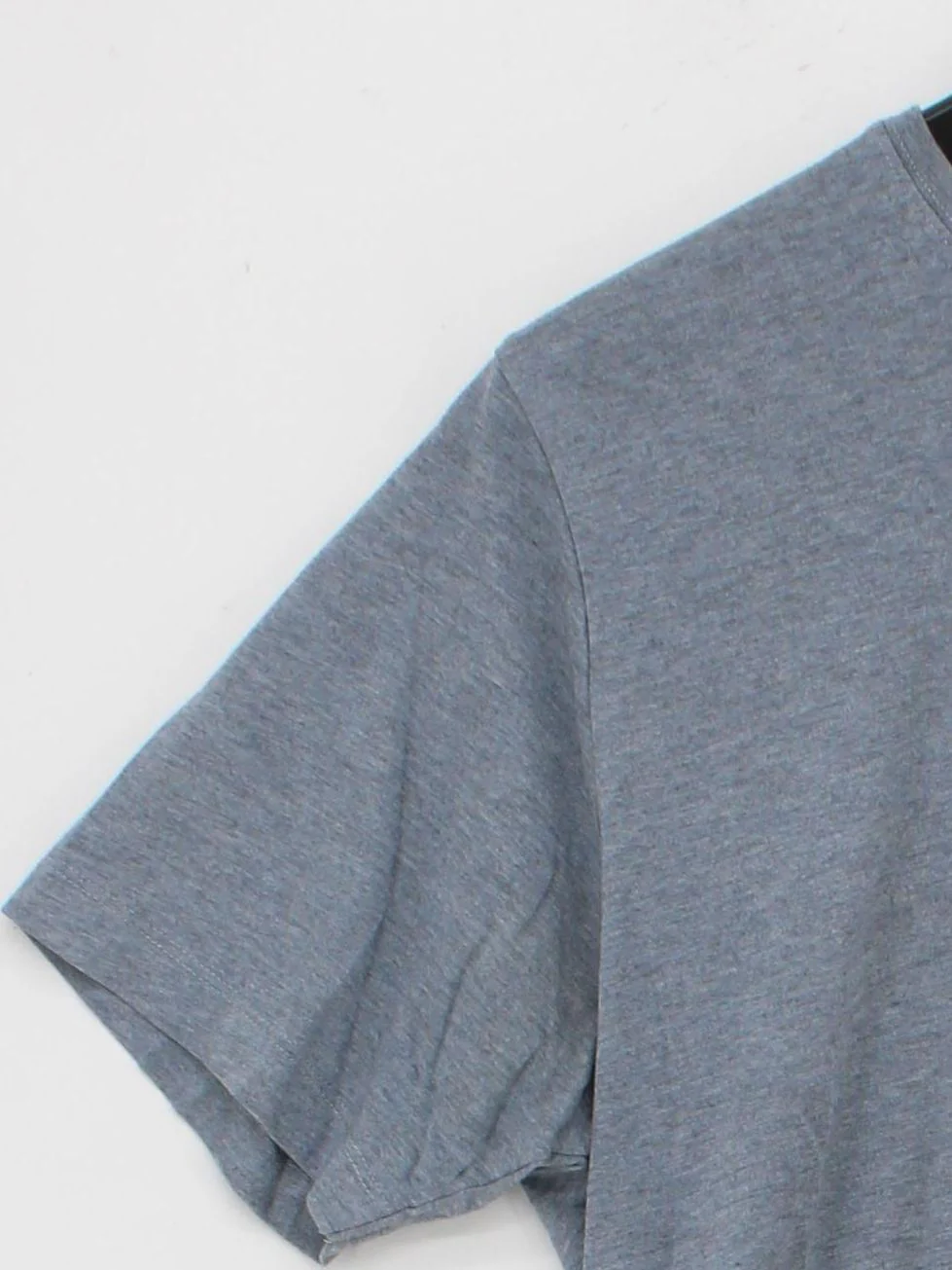 John Lewis Men's T-Shirt L Grey 100% Cotton Basic - Image 4