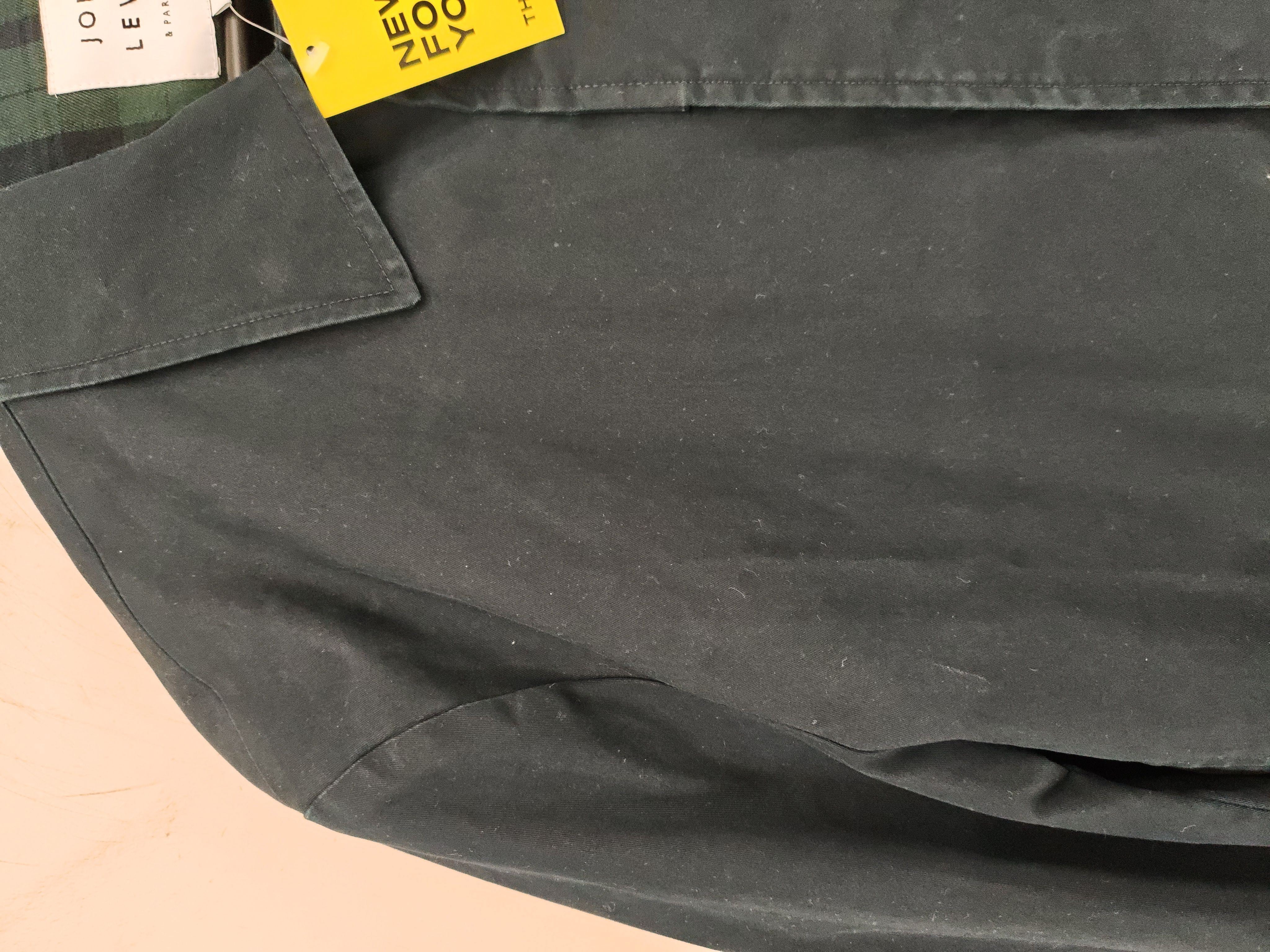 John Lewis & Partners Men's Coat L Blue Cotton with Polyester Trench Coat - Image 5