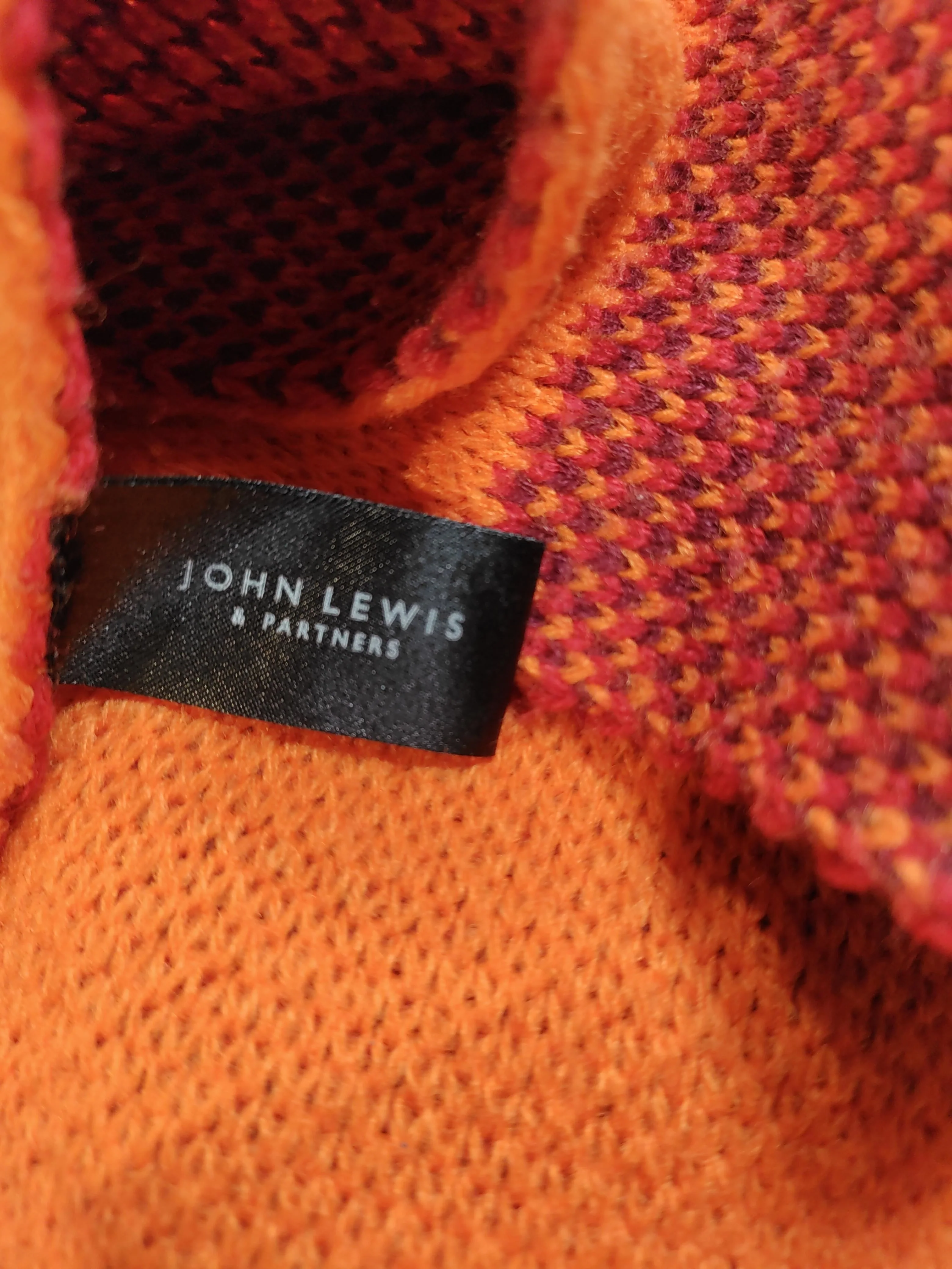 John Lewis & Partners Men's Scarf Multi Striped 100% Acrylic Scarf - Image 5