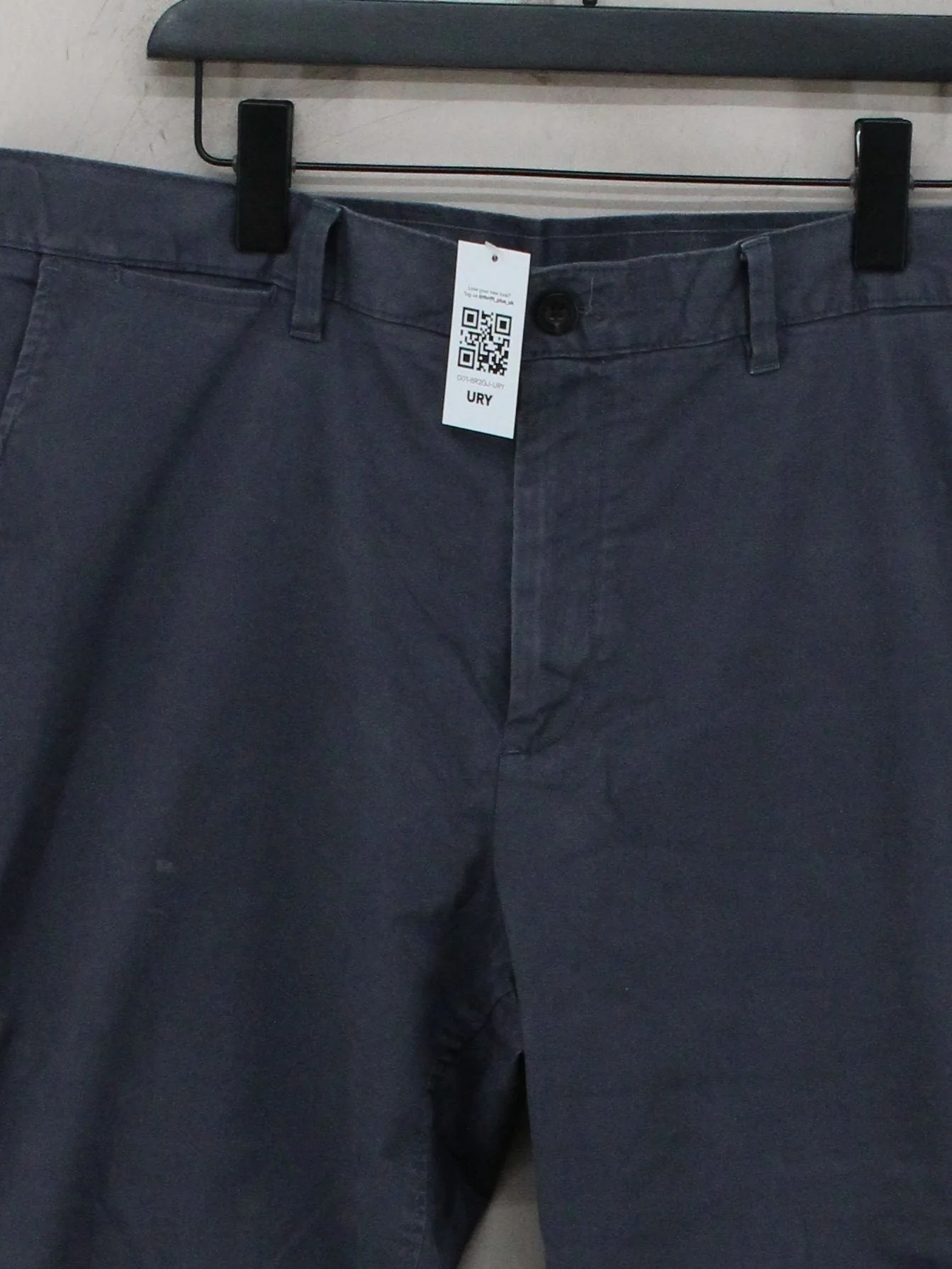 John Lewis & Partners Men's Trousers W 36 in Blue Cotton with Elastane Chino - Image 3