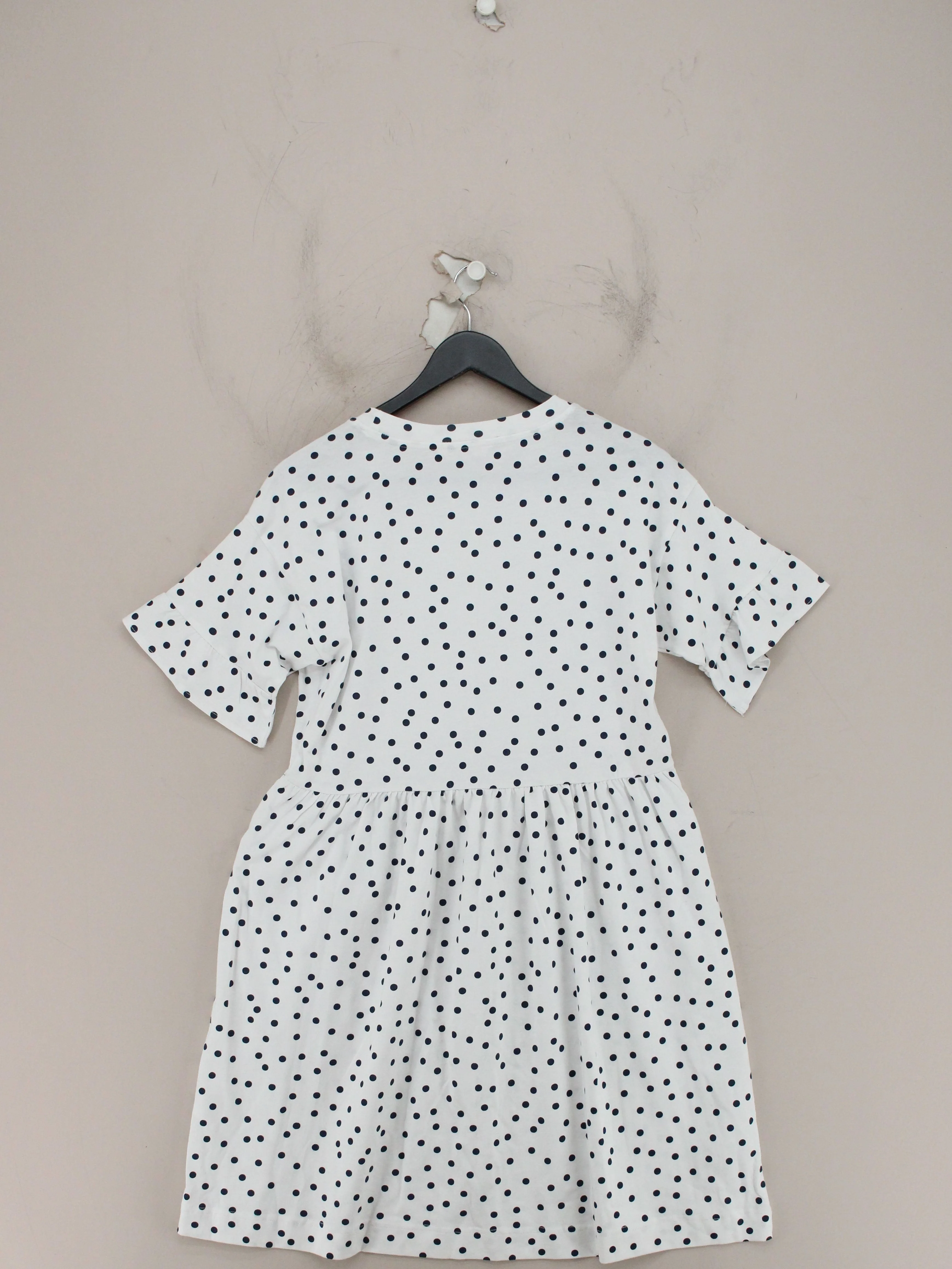 John Lewis & Partners T-Shirt Mini Dress UK8 in White - Image 2