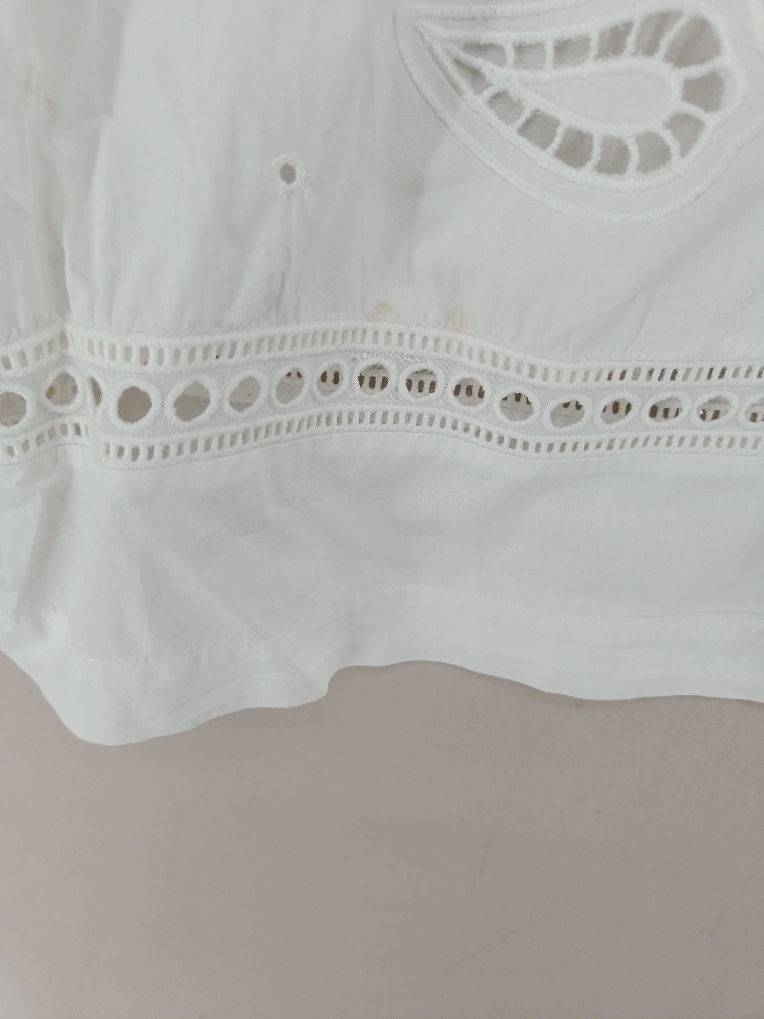 John Lewis & Partners Women's Blouse UK 14 White 100% Cotton Basic - Image 5
