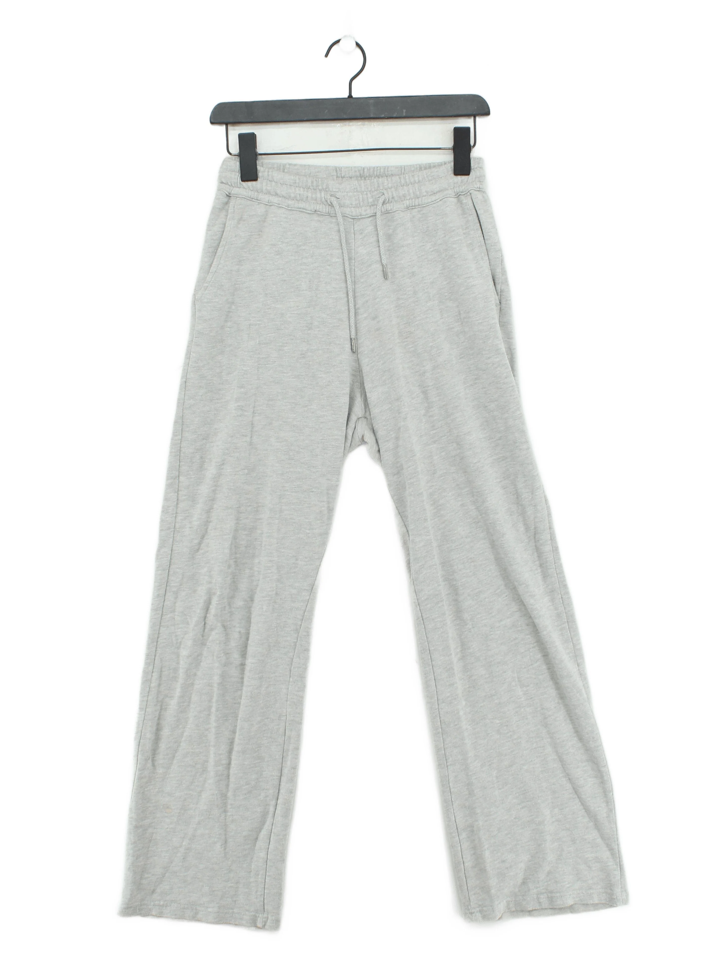 John Lewis & Partners Women's Sports Bottoms UK 8 Grey Cotton