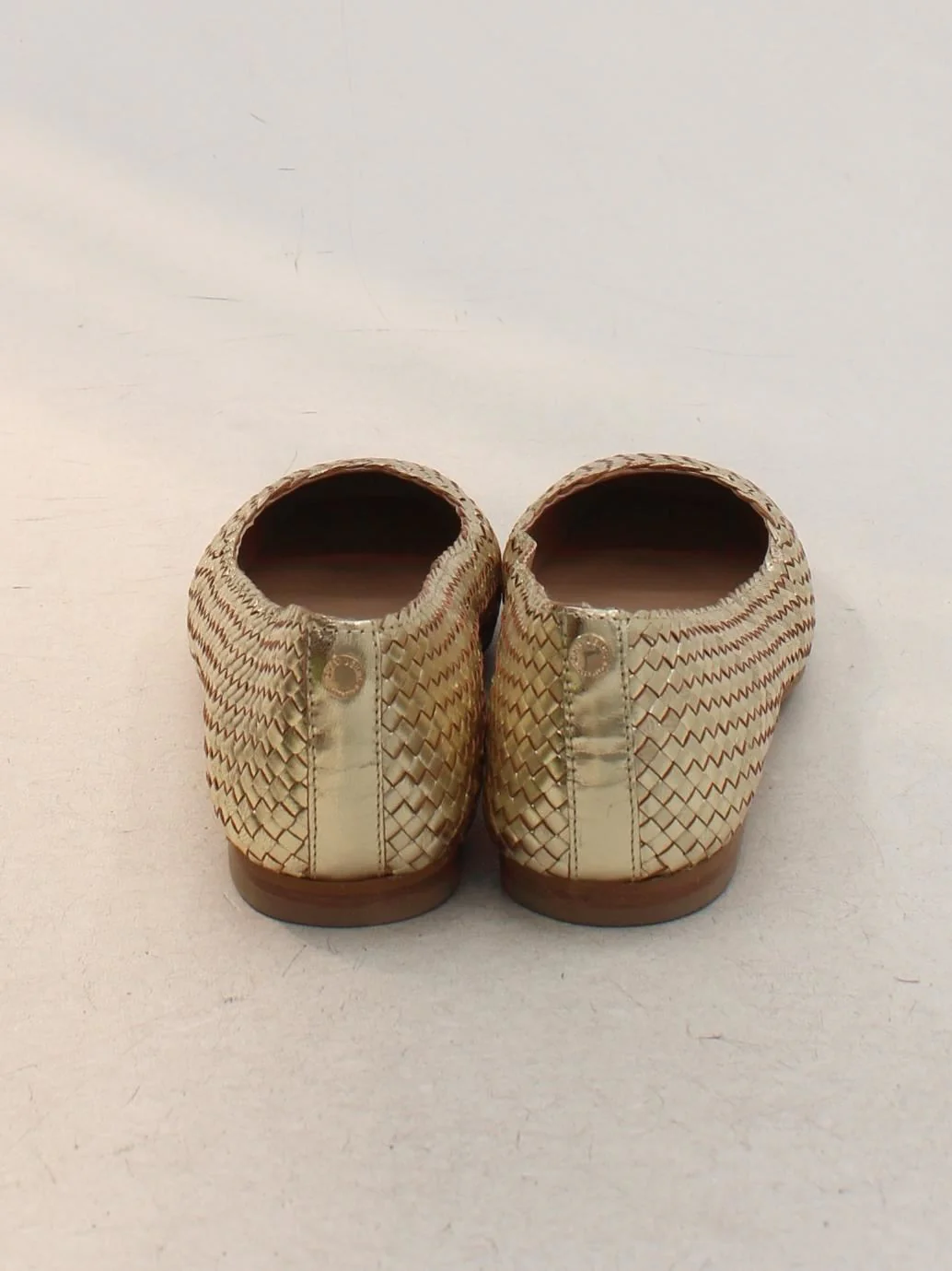John Lewis Women's Flat Shoes UK 6.5 Gold 100% Other Ballet - Image 3