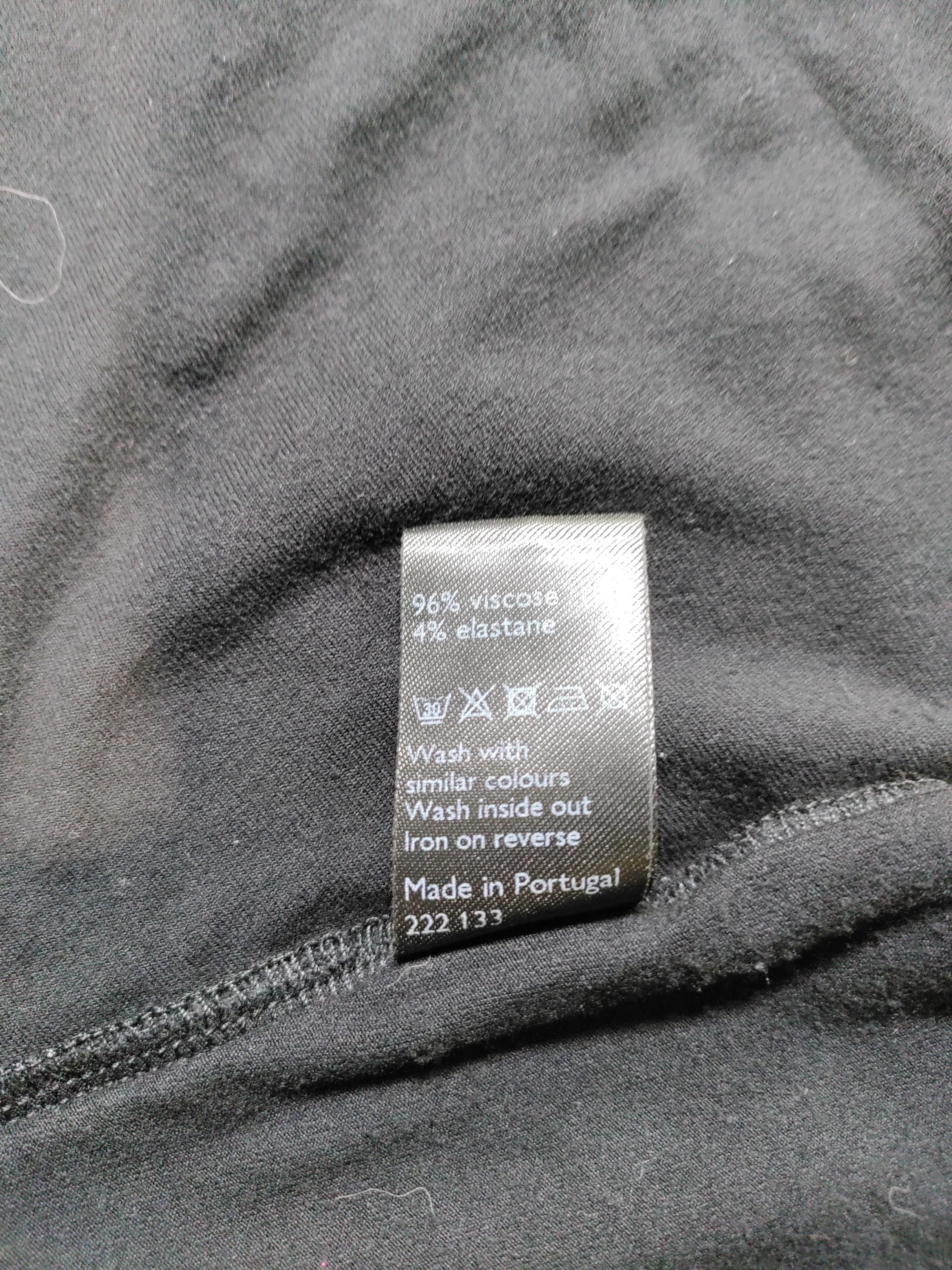 John Lewis Women's T-Shirt L Black Viscose with Elastane Basic - Image 7