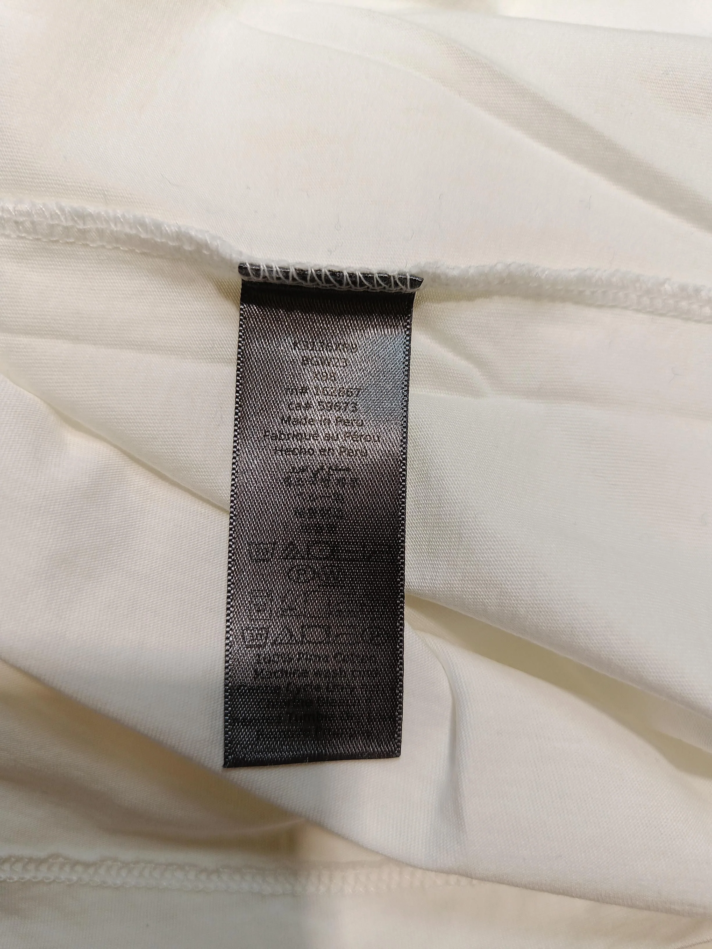 John Varvatos Men's T-Shirt L White 100% Cotton Basic - Image 6