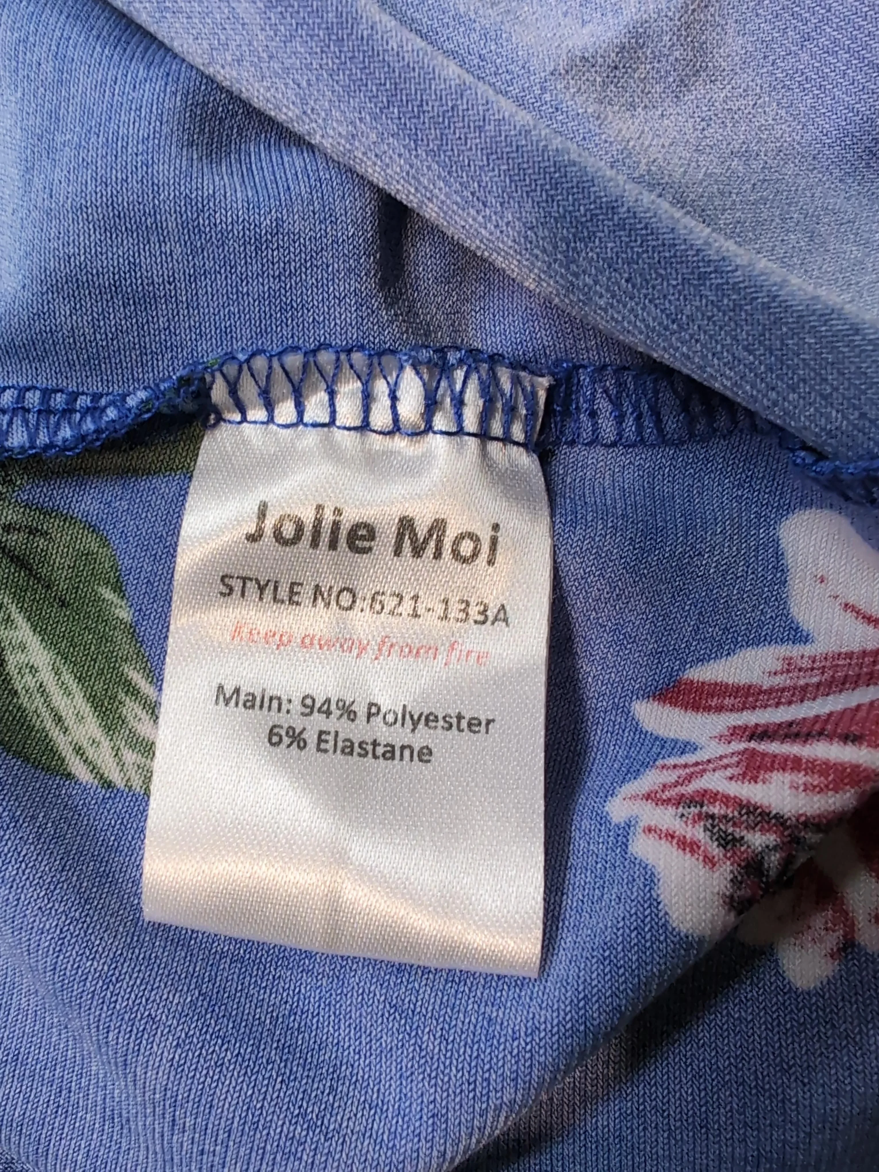Jolie Moi Wrap Maxi Dress UK20 in Blue - Image 6