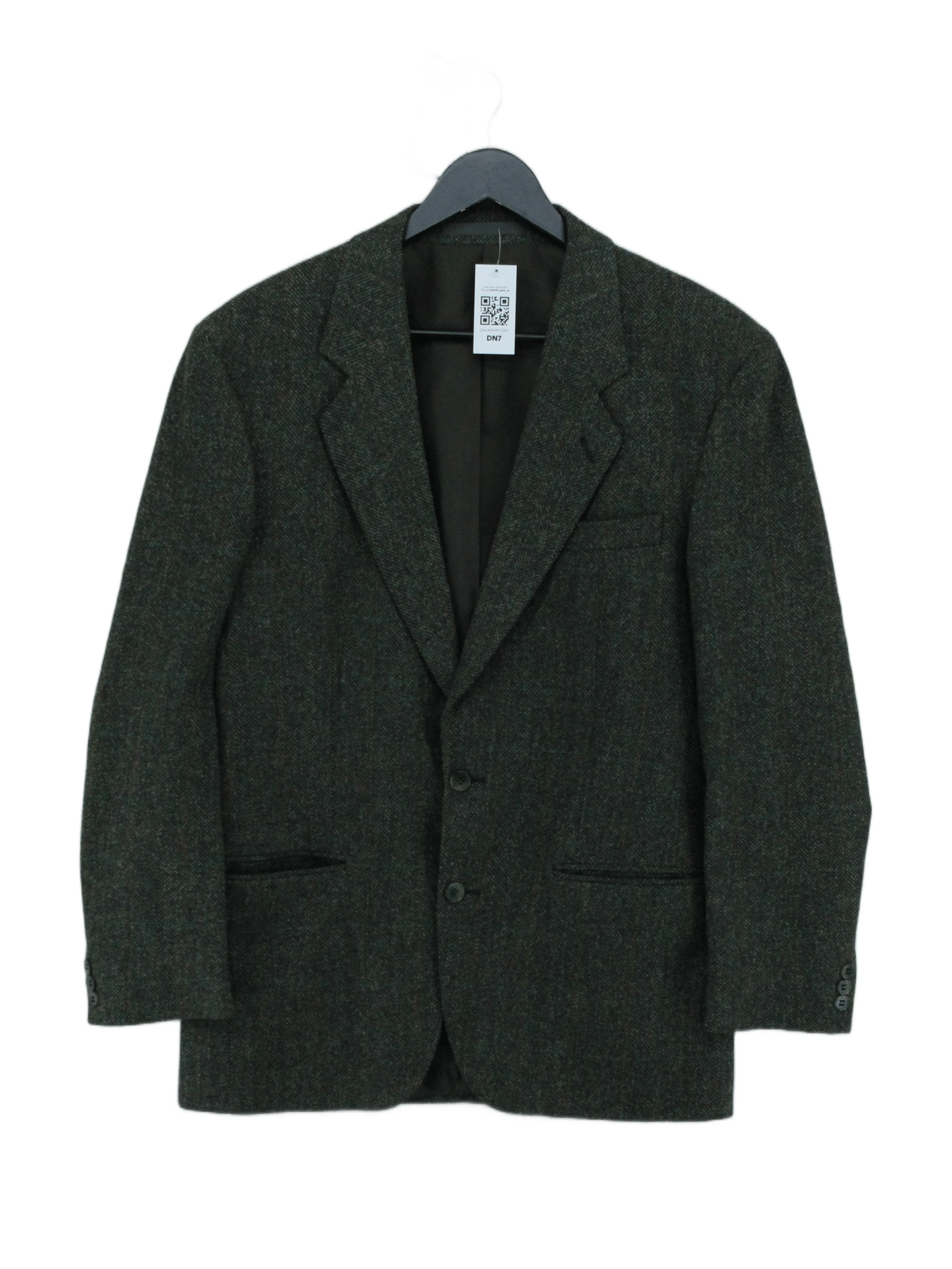Jonathan Adams Men's Blazer Chest: 38 in Green 100% Wool Overcoat