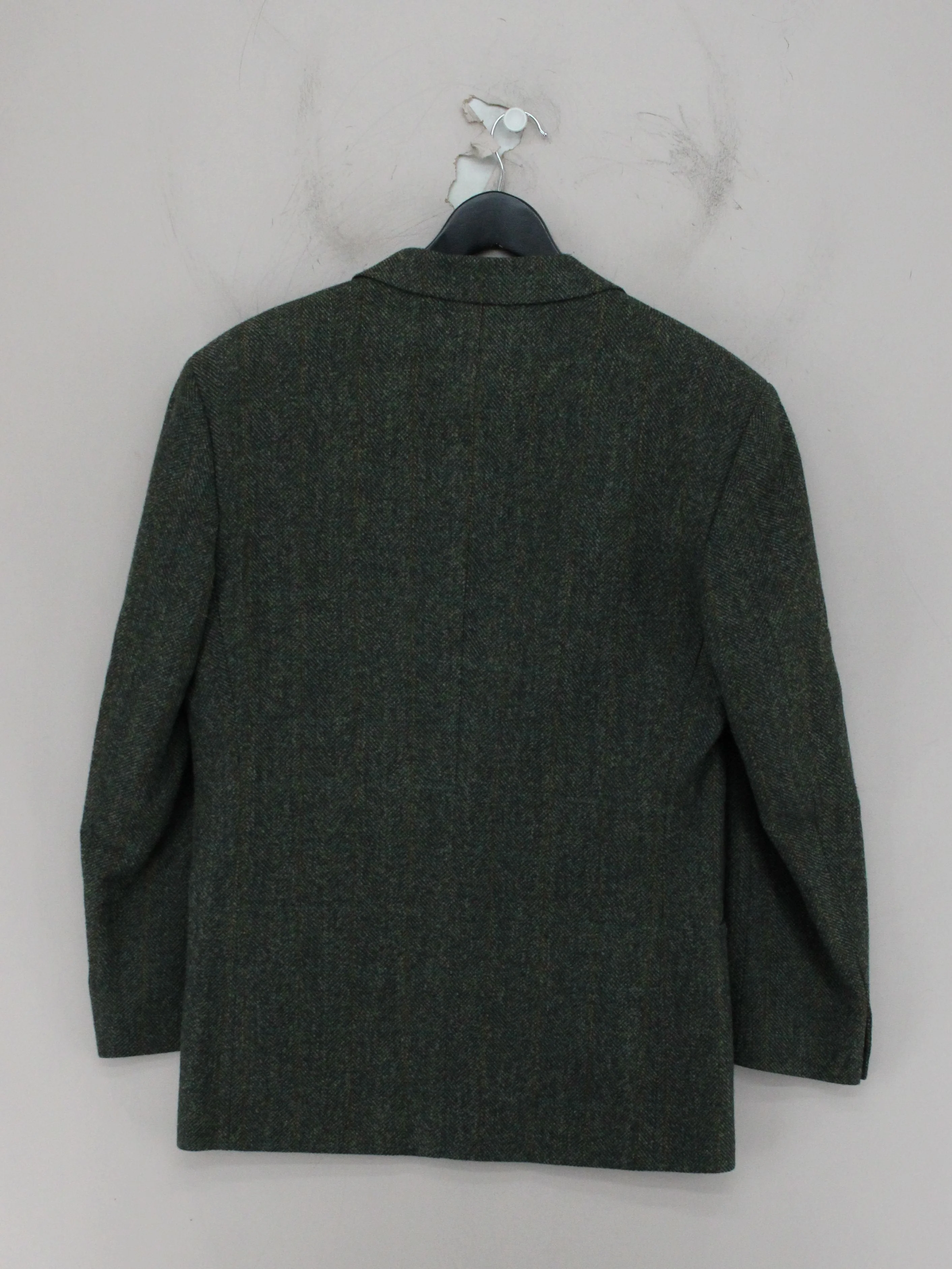 Jonathan Adams Men's Blazer Chest: 38 in Green 100% Wool Overcoat - Image 2