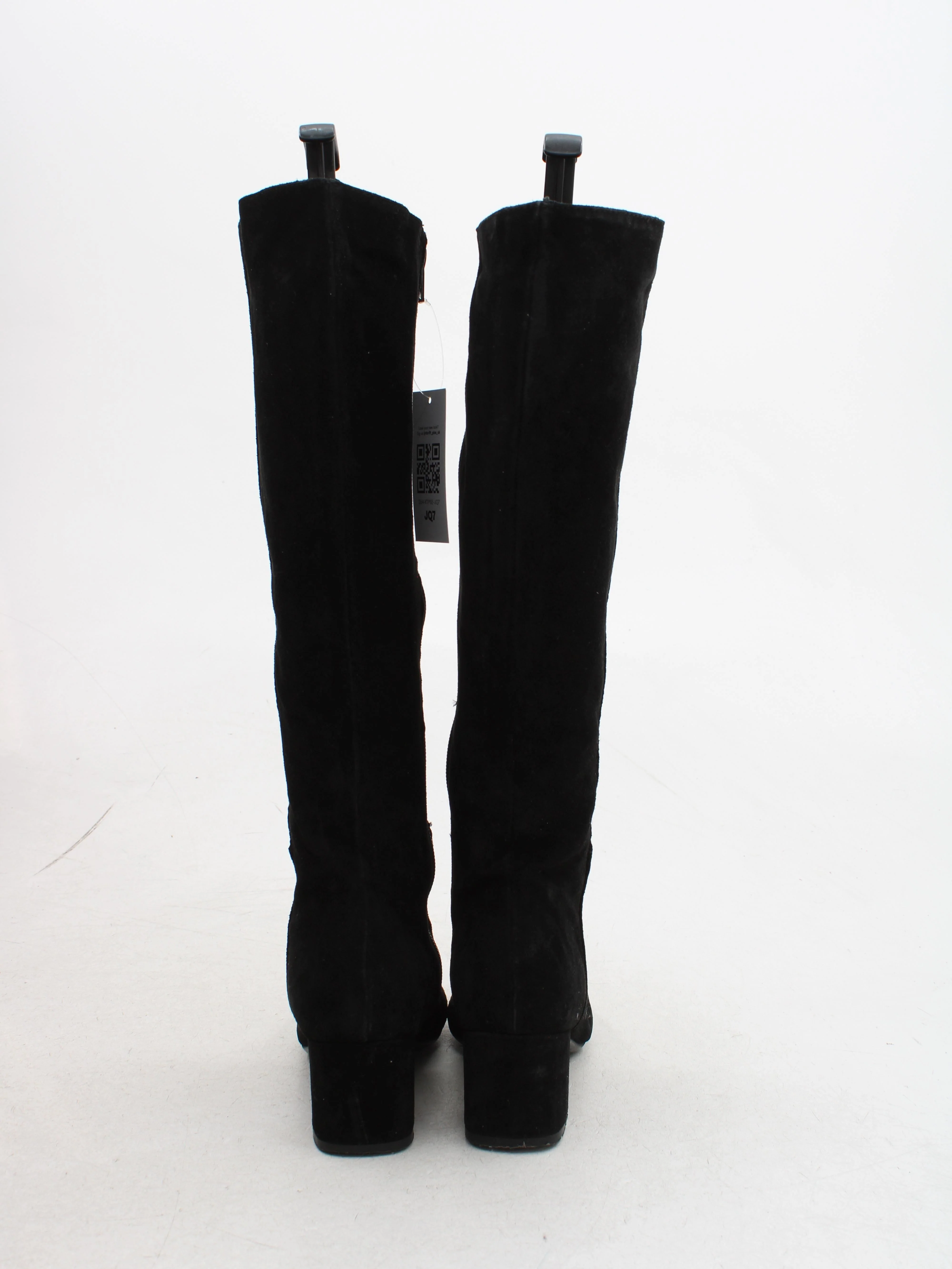 Jones Bootmaker Women's Boots UK 3 Black 100% Suede Riding Boot - Image 3