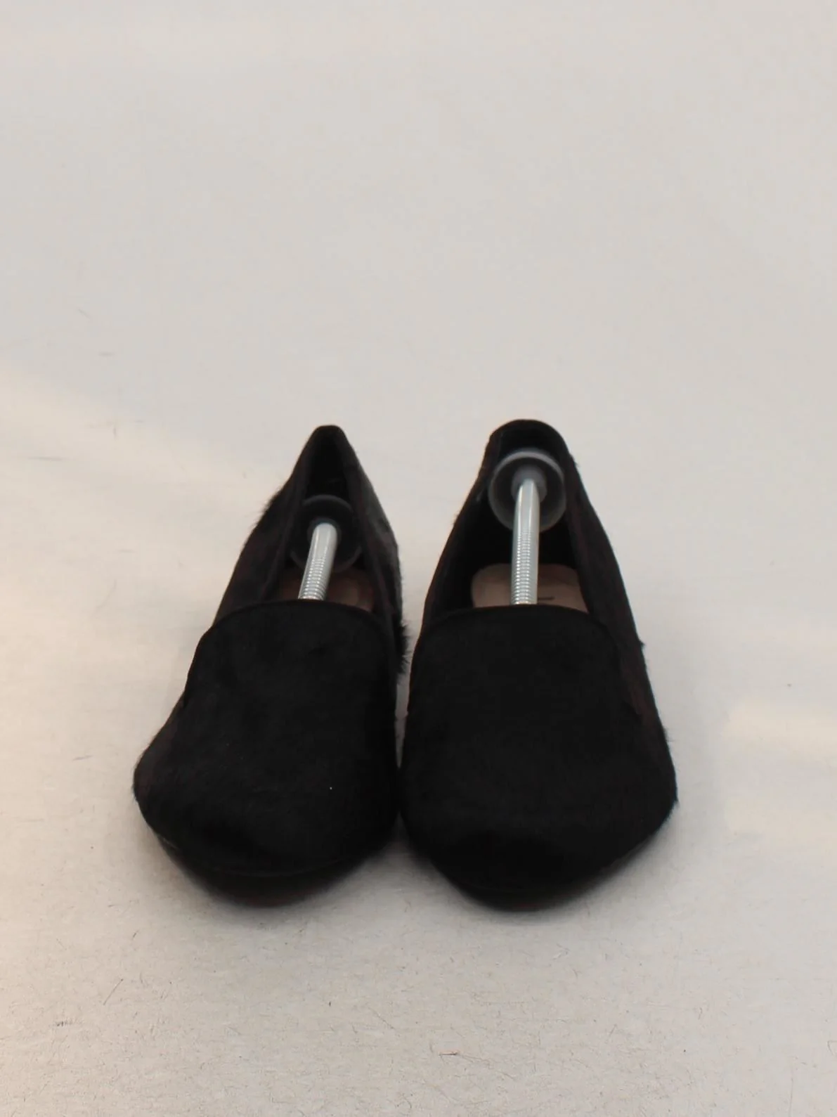 Jones Bootmaker Women's Flat Shoes UK 6 Black 100% Animal Fur Loafer - Image 2