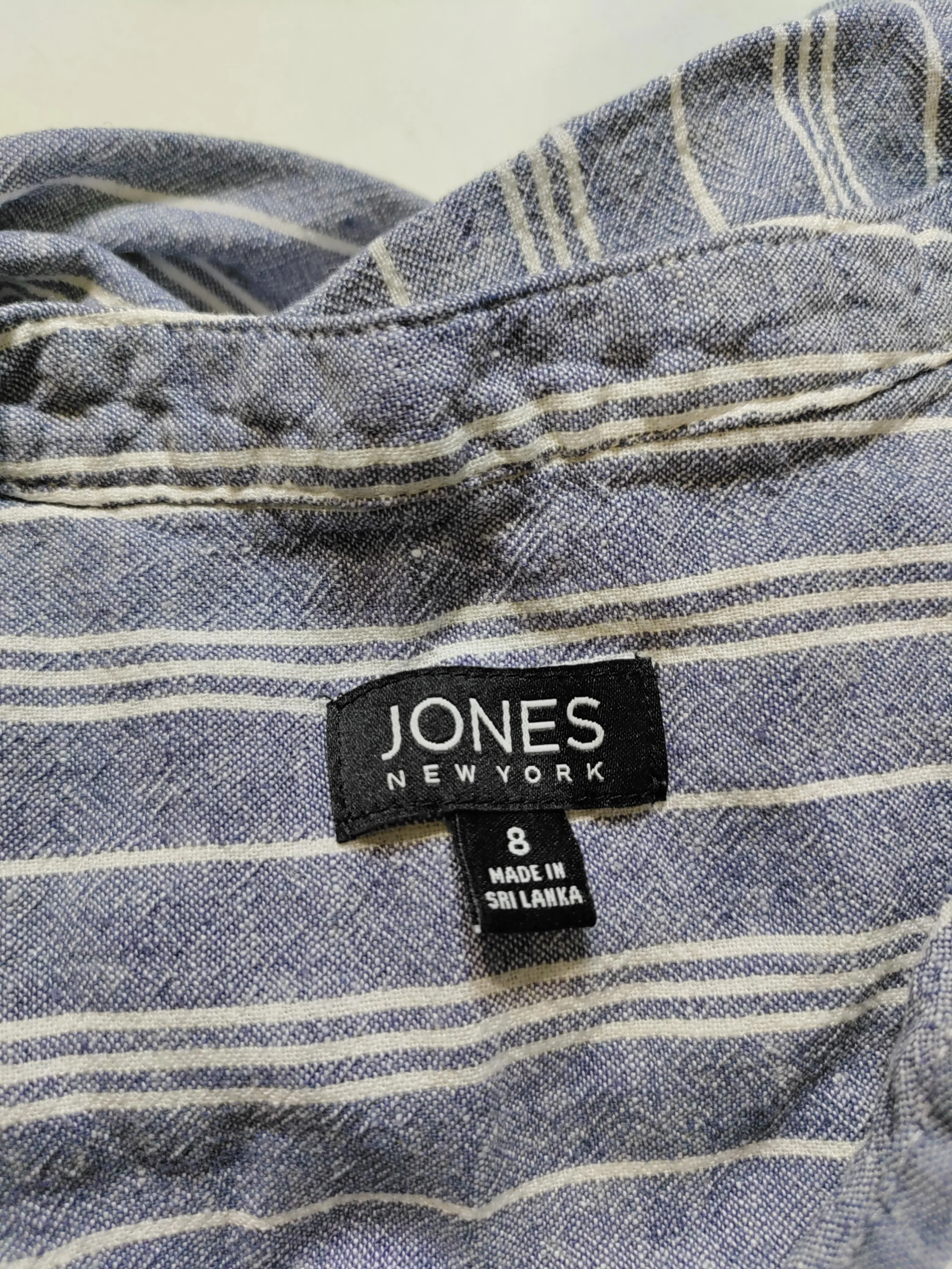 Jones New York Wrap Mini Dress UK8 in Blue - Image 5