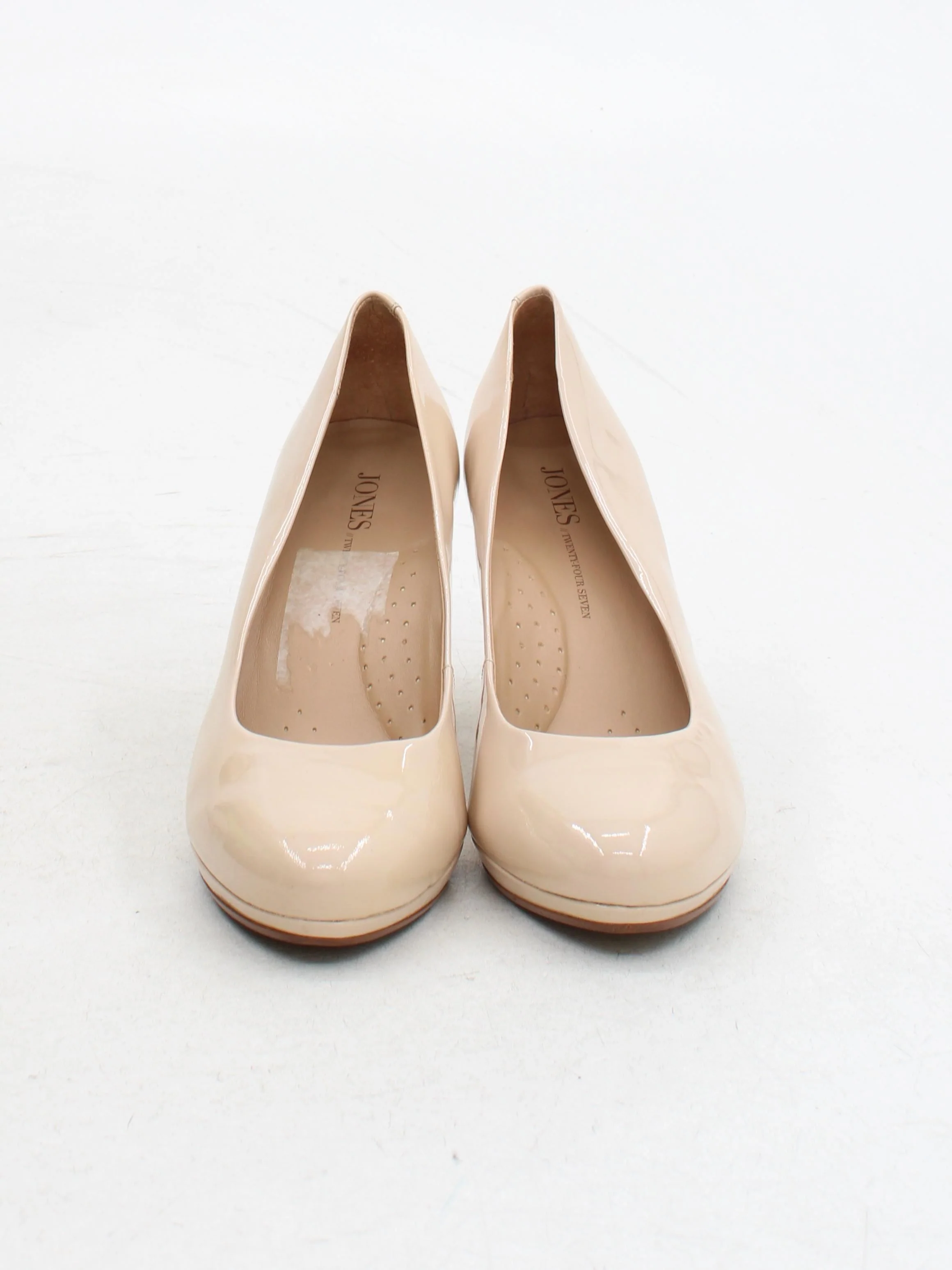 Jones Women's Heels UK 7 Cream 100% Faux Leather Court - Image 2