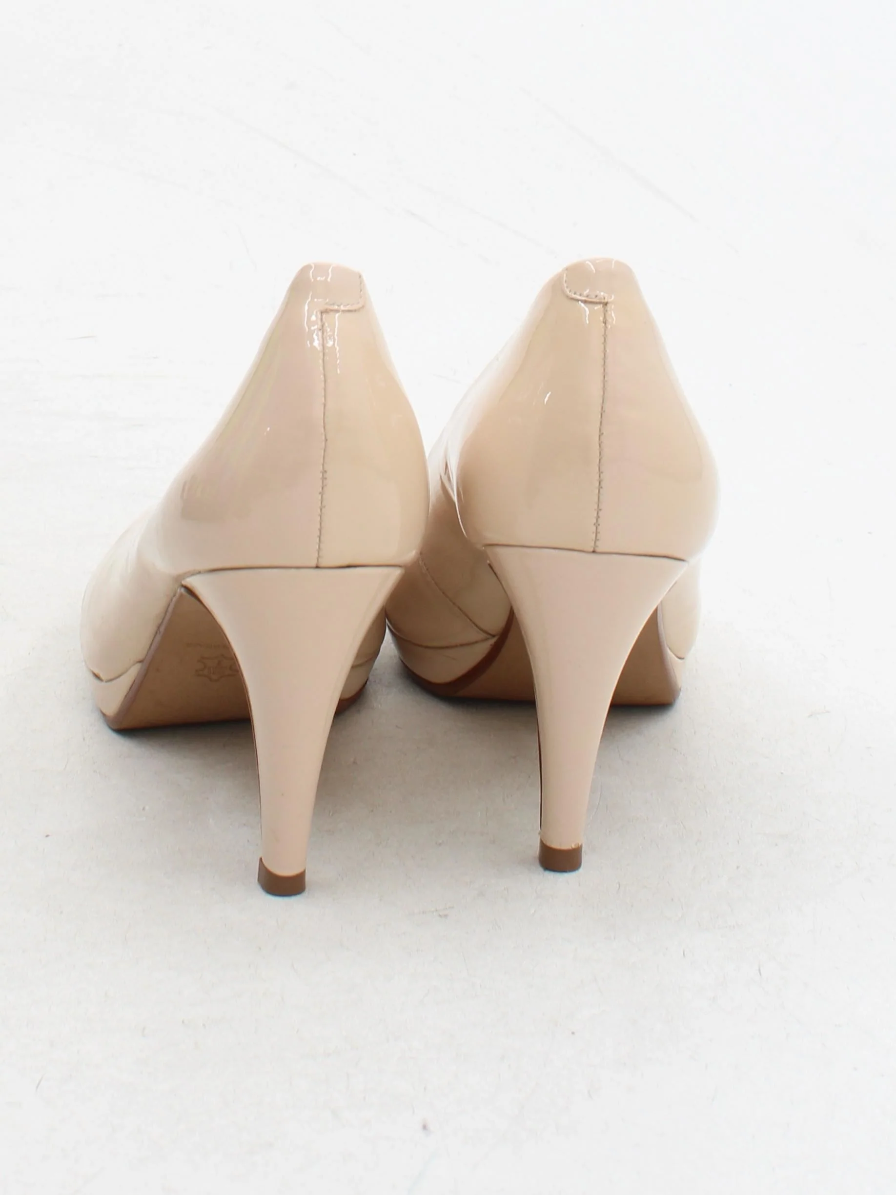 Jones Women's Heels UK 7 Cream 100% Faux Leather Court - Image 3