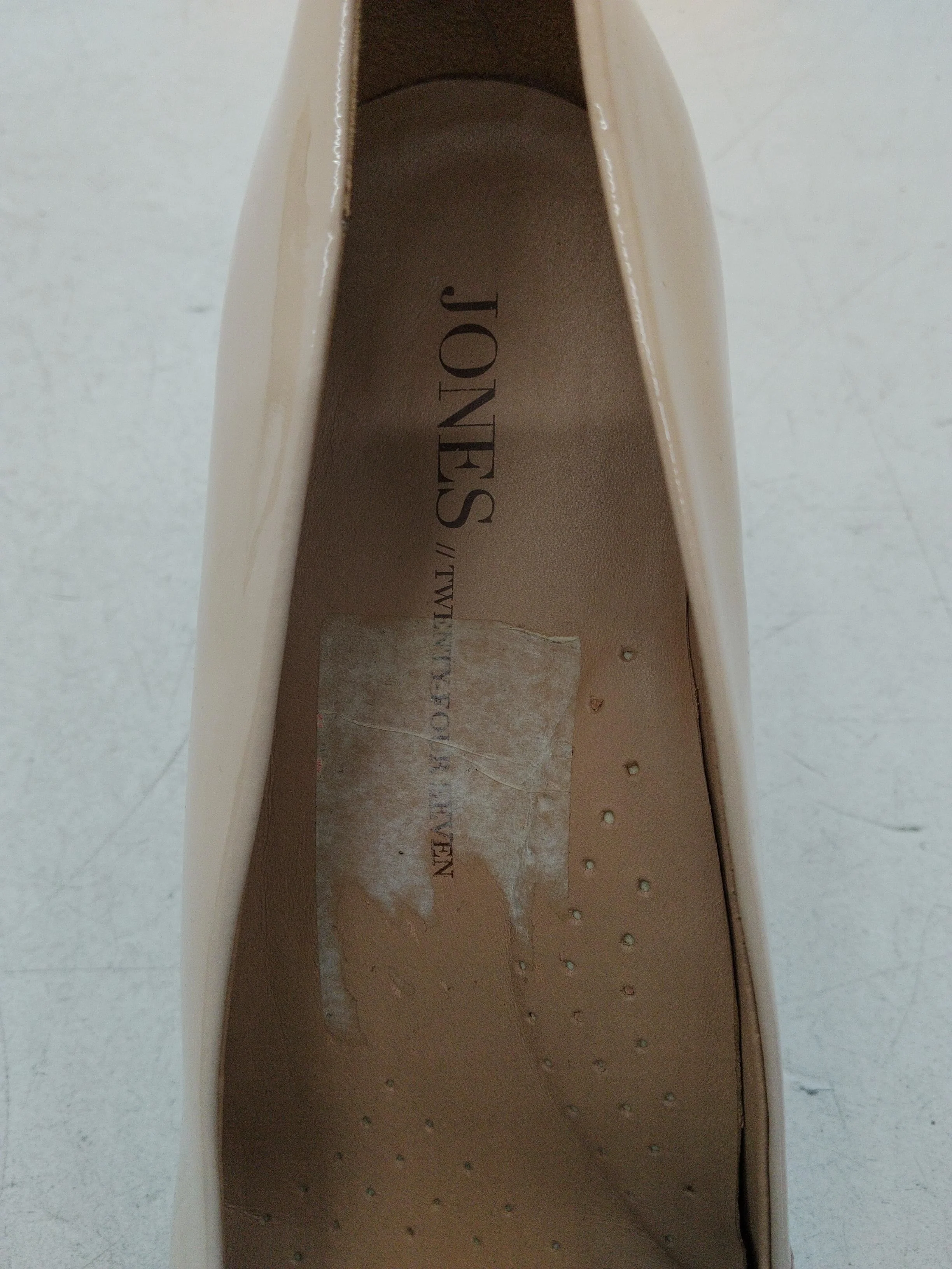 Jones Women's Heels UK 7 Cream 100% Faux Leather Court - Image 6