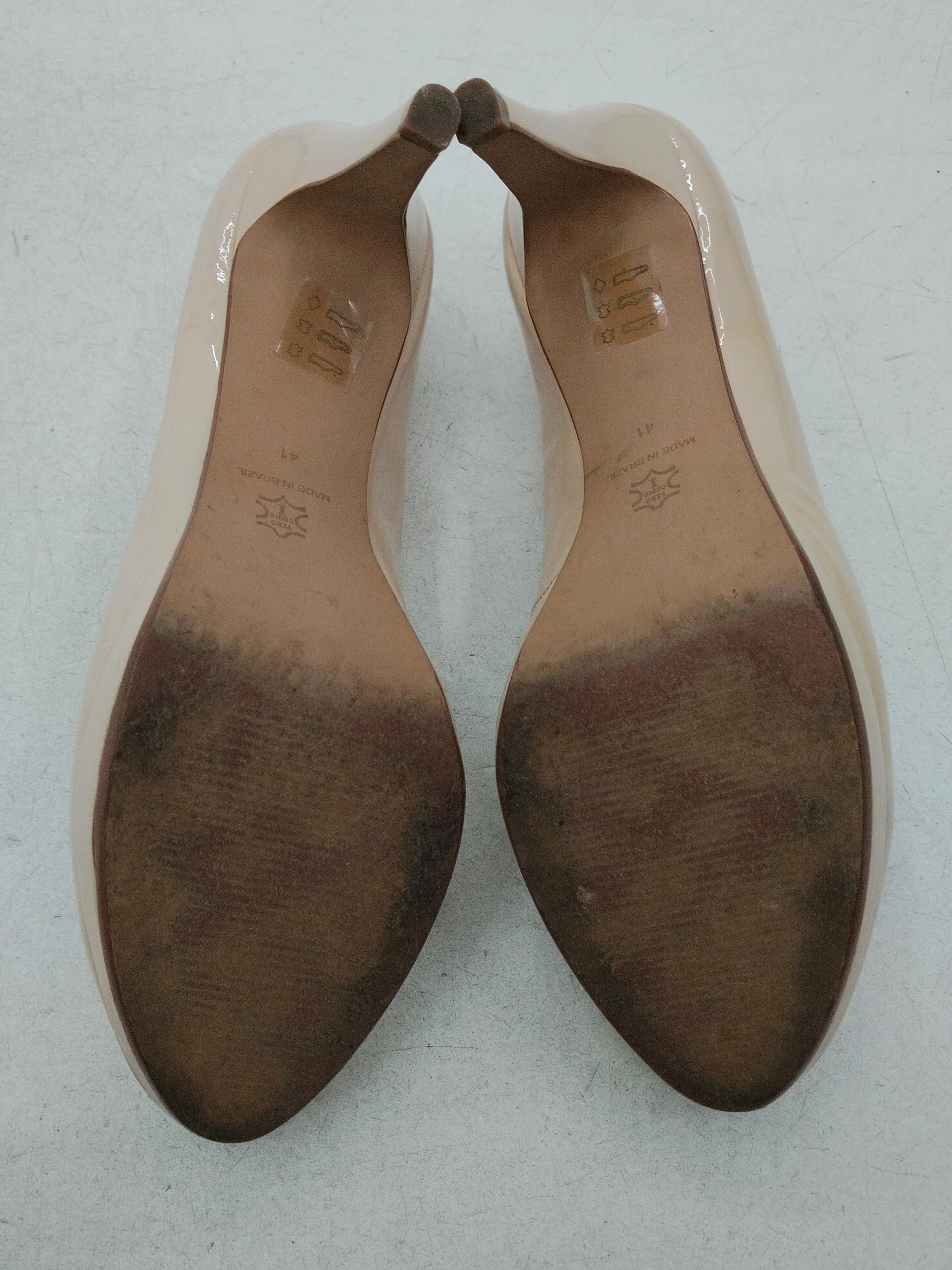 Jones Women's Heels UK 7 Cream 100% Faux Leather Court - Image 7