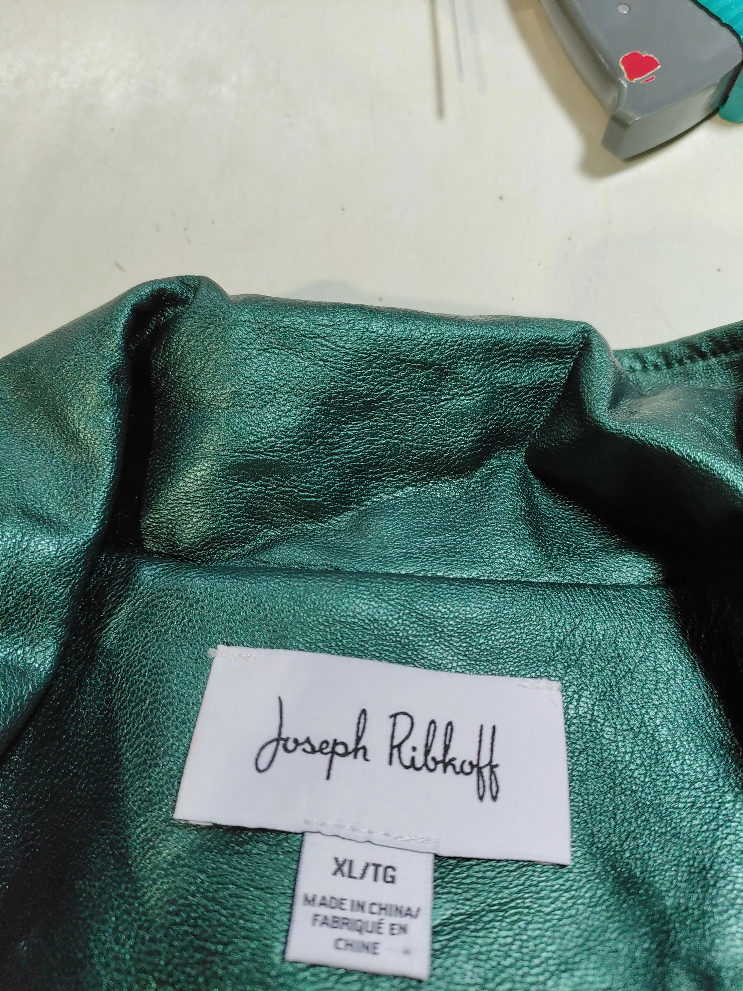 Joseph Ribkoff Motorcycle Jacket jacket green - Image 5