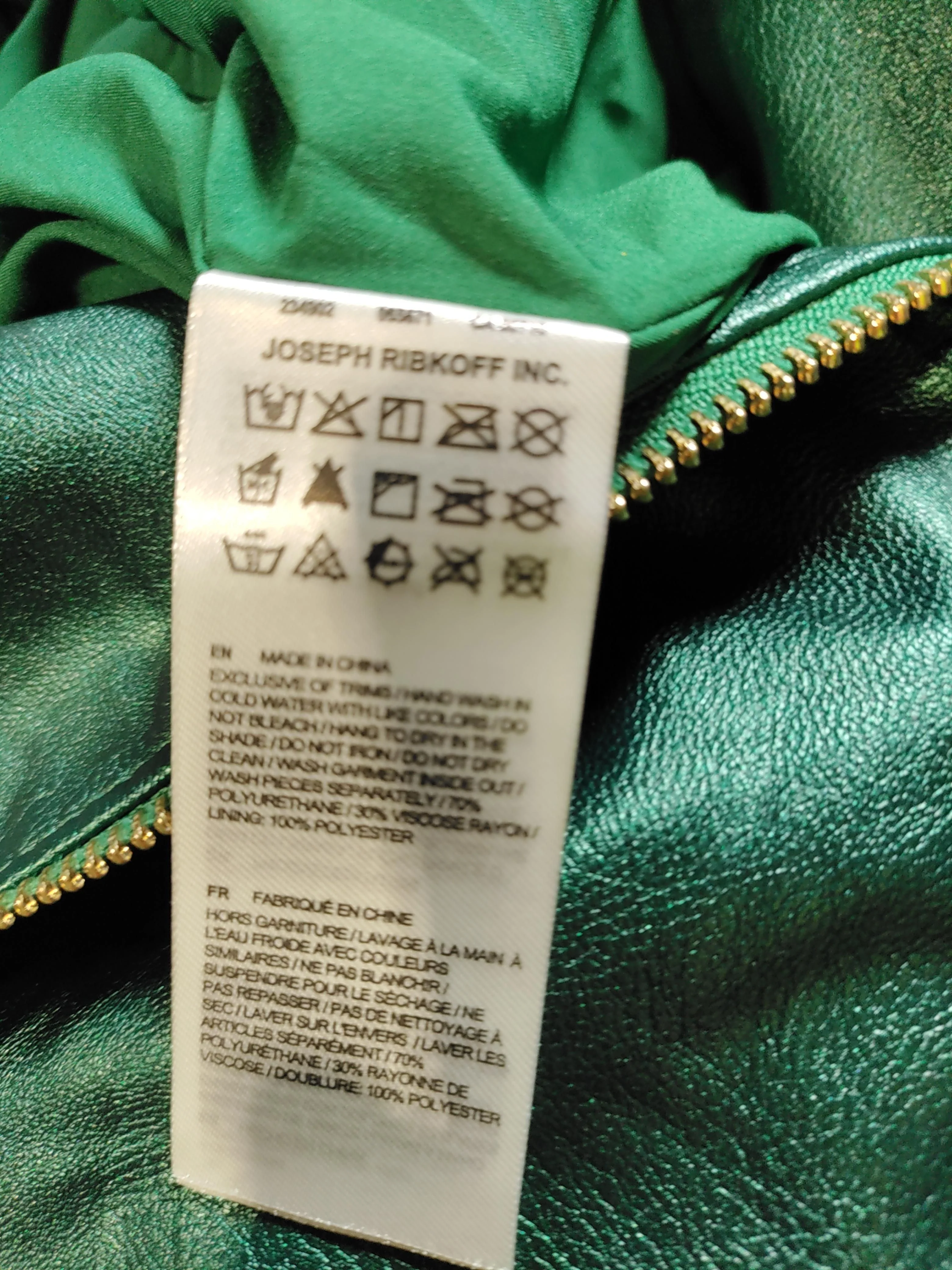 Joseph Ribkoff Motorcycle Jacket jacket green - Image 6