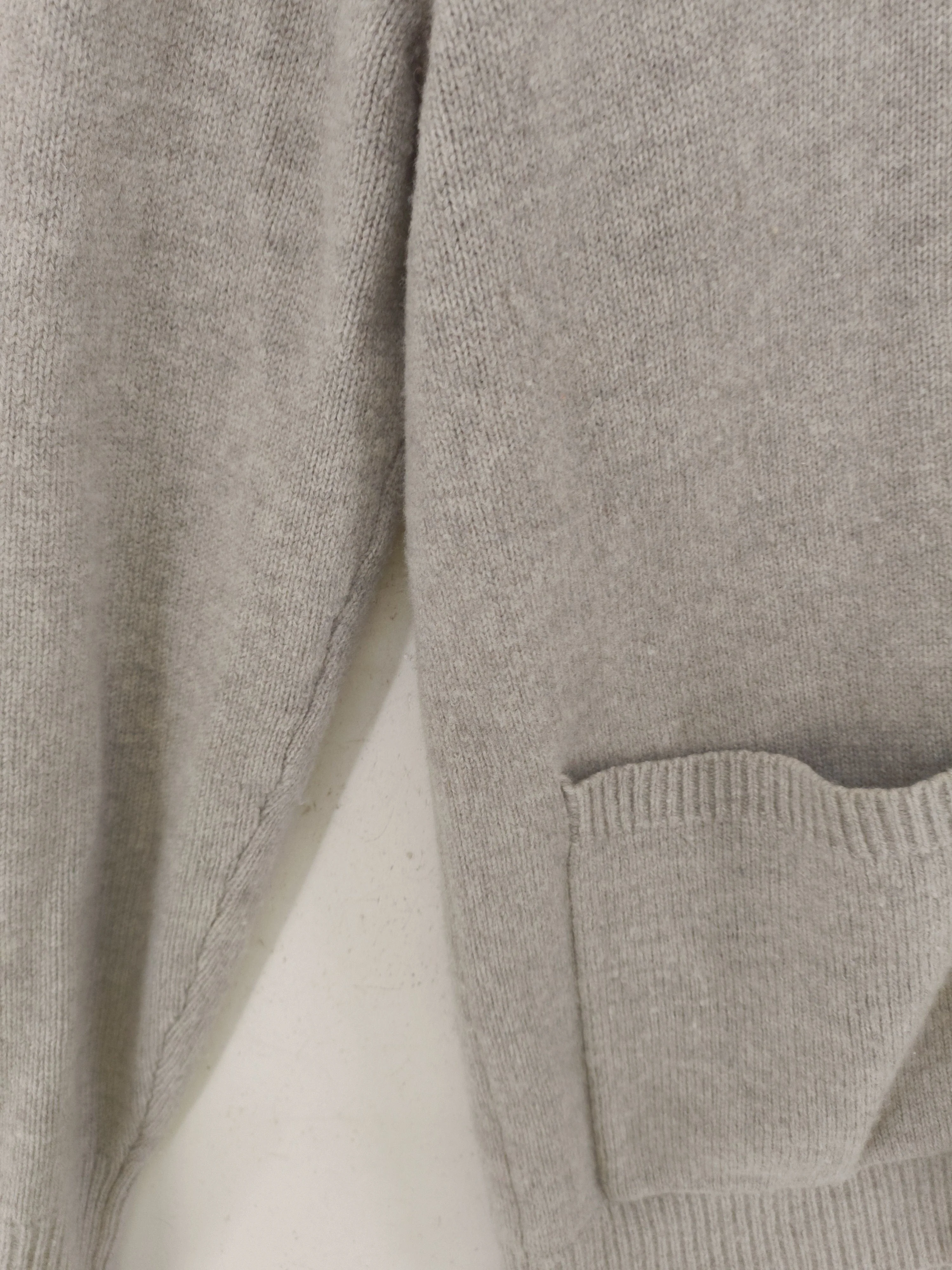 Joseph Women's Cardigan L Grey 100% Wool V-Neck Cardigan - Image 5