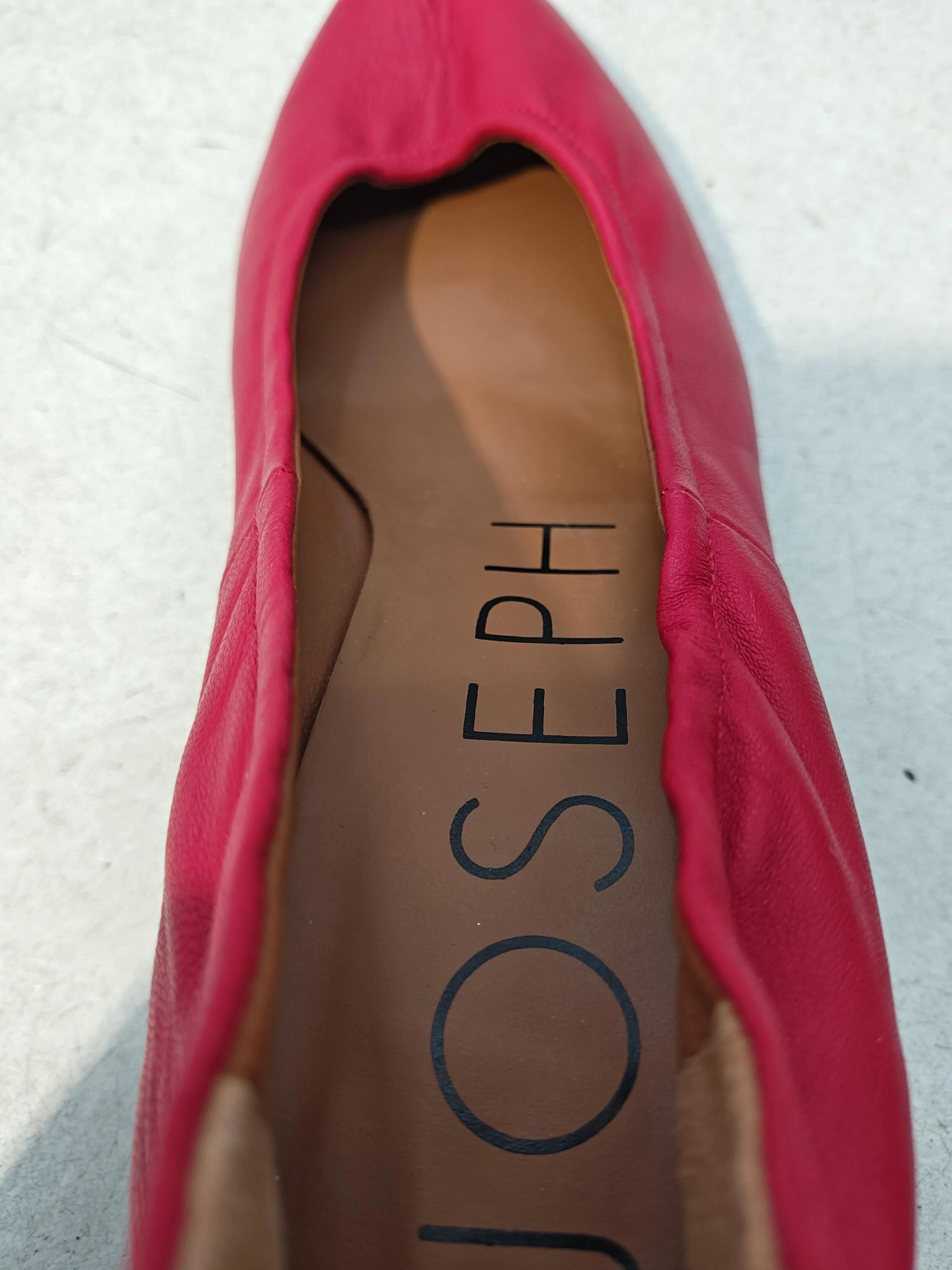 Joseph Women's Heels UK 6 Red 100% Leather Court - Image 6
