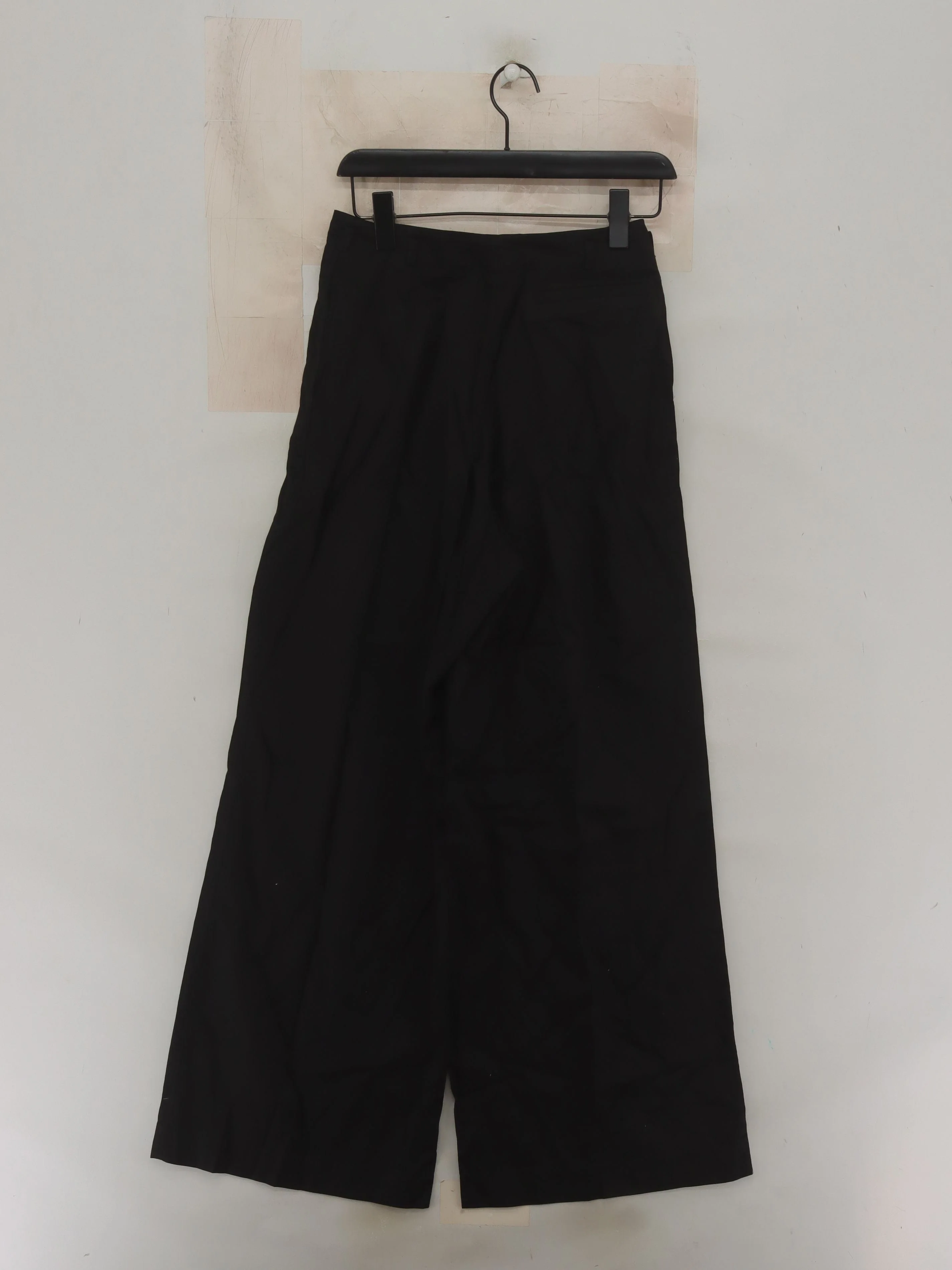 Joseph Women's Trousers UK 8 Black Cotton with Viscose Wide-Leg Chino - Image 2