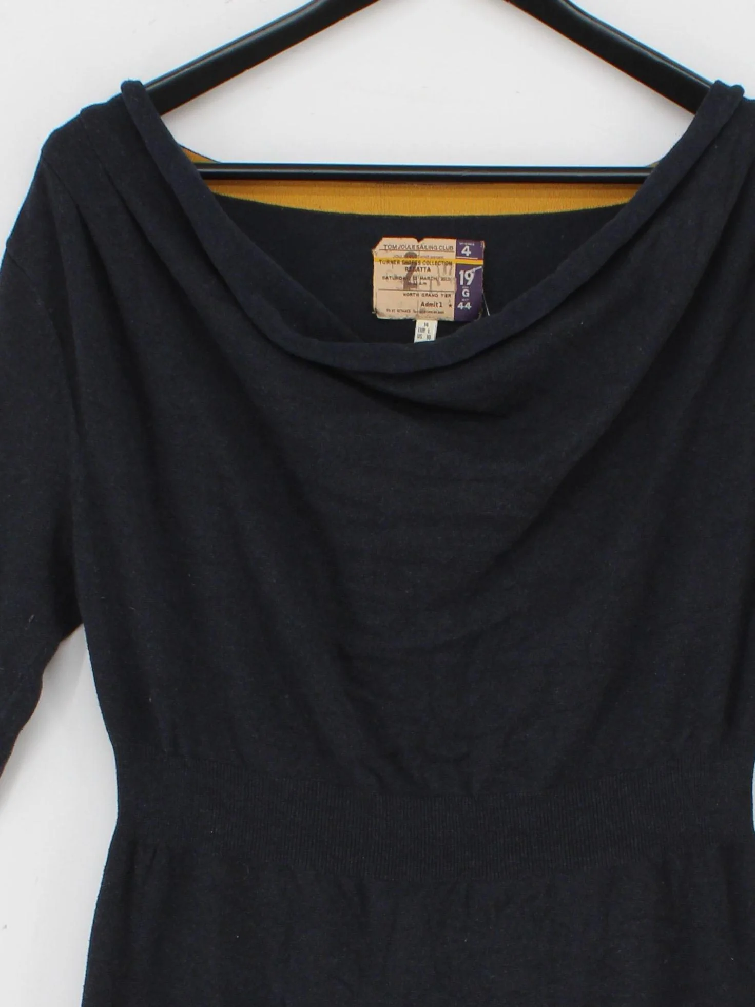 Joules Jumper Mini Dress L in Blue - Image 3