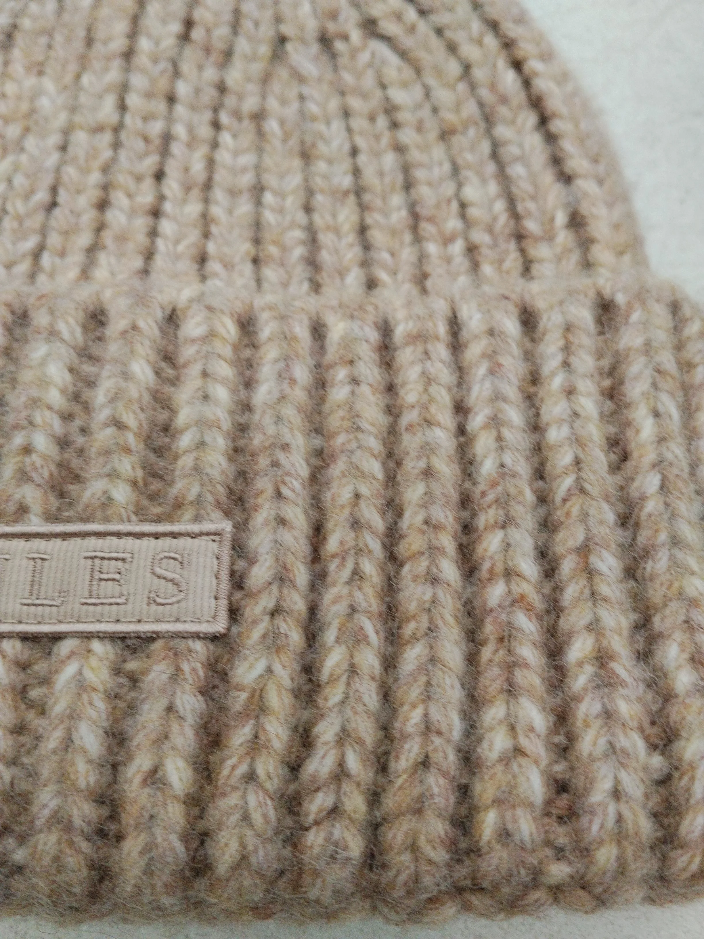 Joules Men's Hat M Tan Polyester with Acrylic, Nylon, Wool Beanie - Image 3