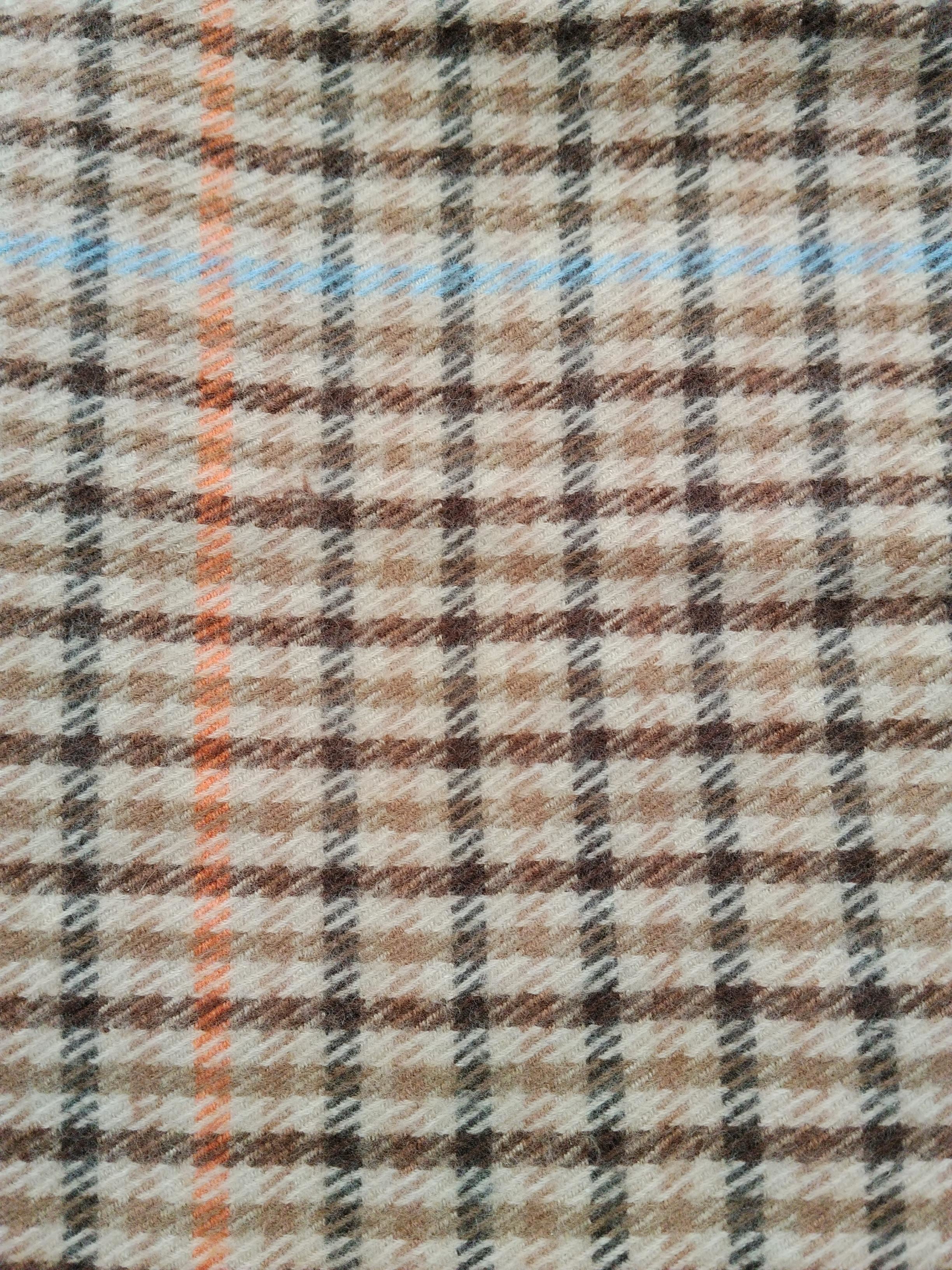 Joules Men's Scarf Brown Checkered 100% Other Scarf - Image 3
