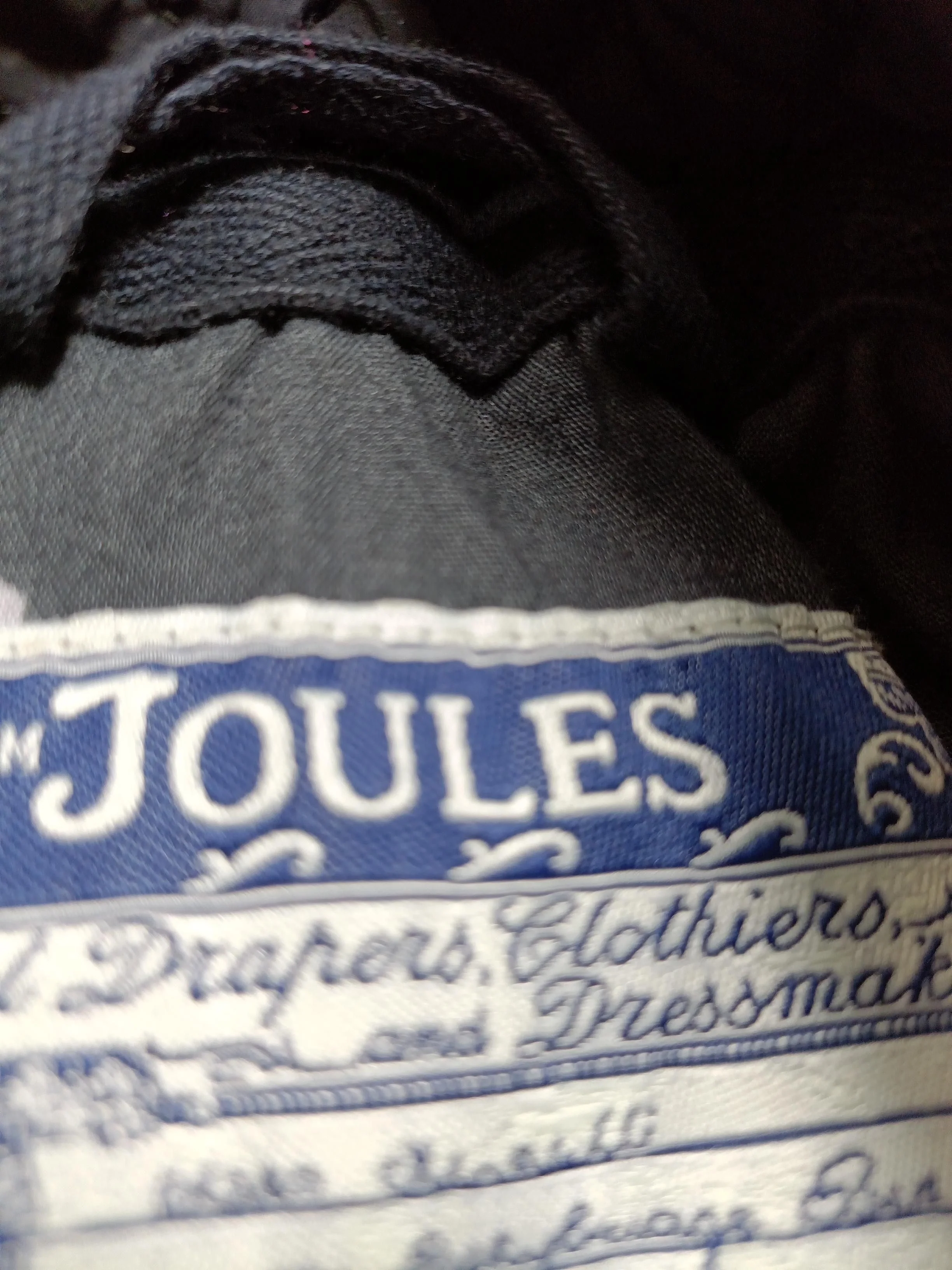 Joules Overcoat jacket black - Image 7