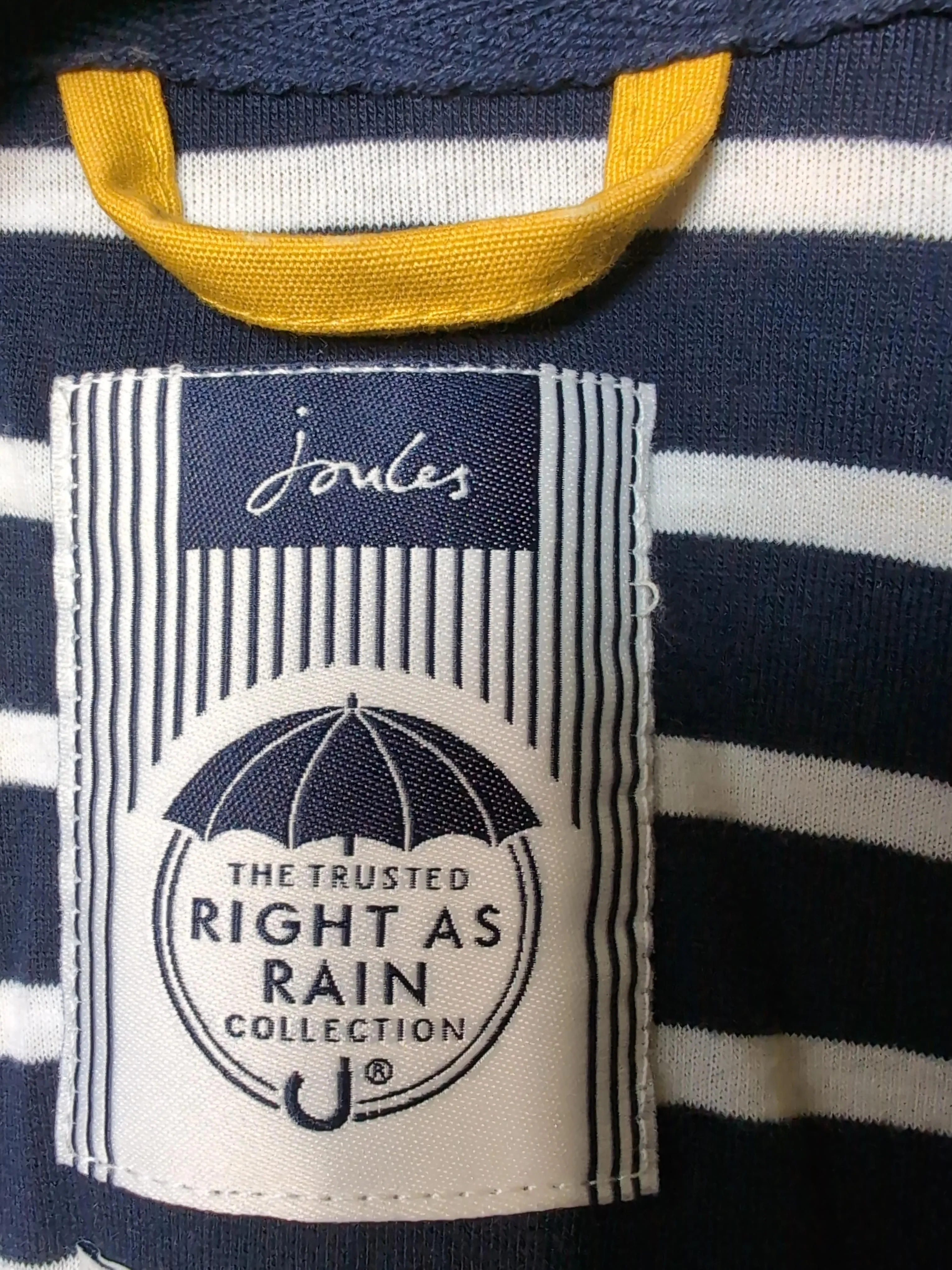 Joules Rain Coat jacket yellow - Image 5
