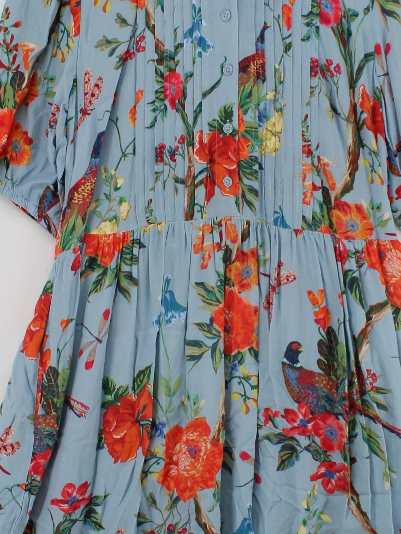 Joules Shirt Midi Dress UK12 in Blue - Image 3